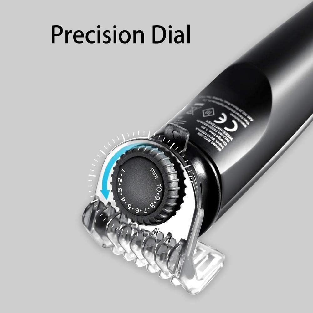 17-Piece Electric Razor & Grooming Kit for Men - Rechargeable Beard Trimmer & Body Shaver (100-240V) | Perfect for Travel, Home Use & Professional Grooming