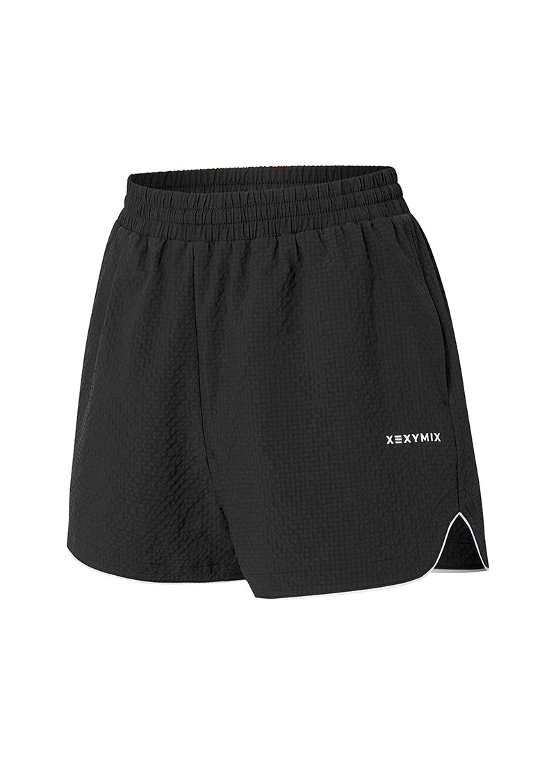 Seersucker Women's Beach Shorts - Comfortable & Stylish Summer Casual Wear for Vacation, Poolside, and Outdoor Activities