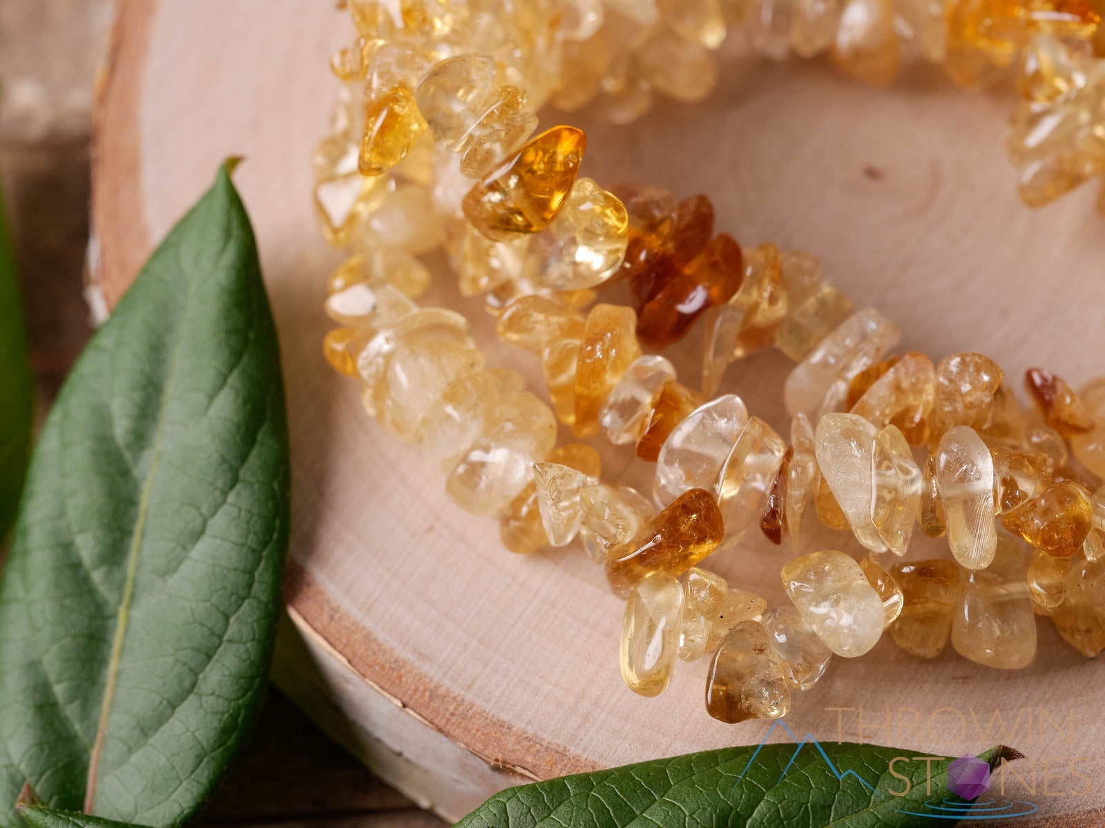 Natural CITRINE Crystal Chip Bead Bracelet - Handmade Birthstone Jewelry for Women, Healing Stone for Wealth & Positivity | Perfect for Meditation, Gifts & Spiritual Healing