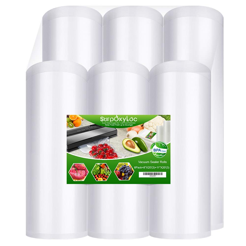 Premium 6-Pack BPA-Free Vacuum Sealer Bags - 8