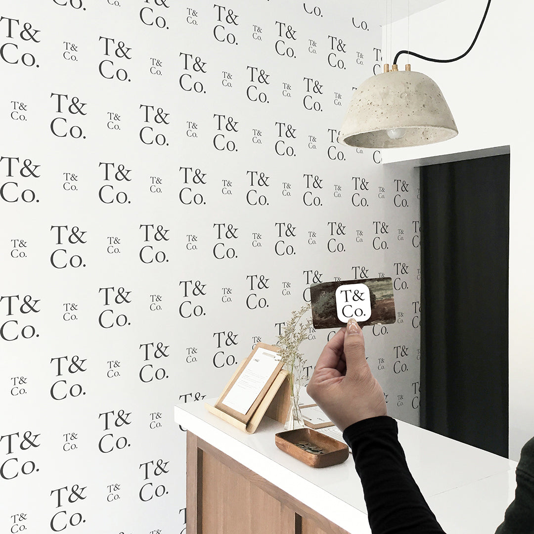 Custom Step and Repeat Peel & Stick Wallpaper - Personalized Backdrop for Events, Photo Booths & Branding | Easy DIY Wall Decal for Trade Shows, Weddings & Home Decor