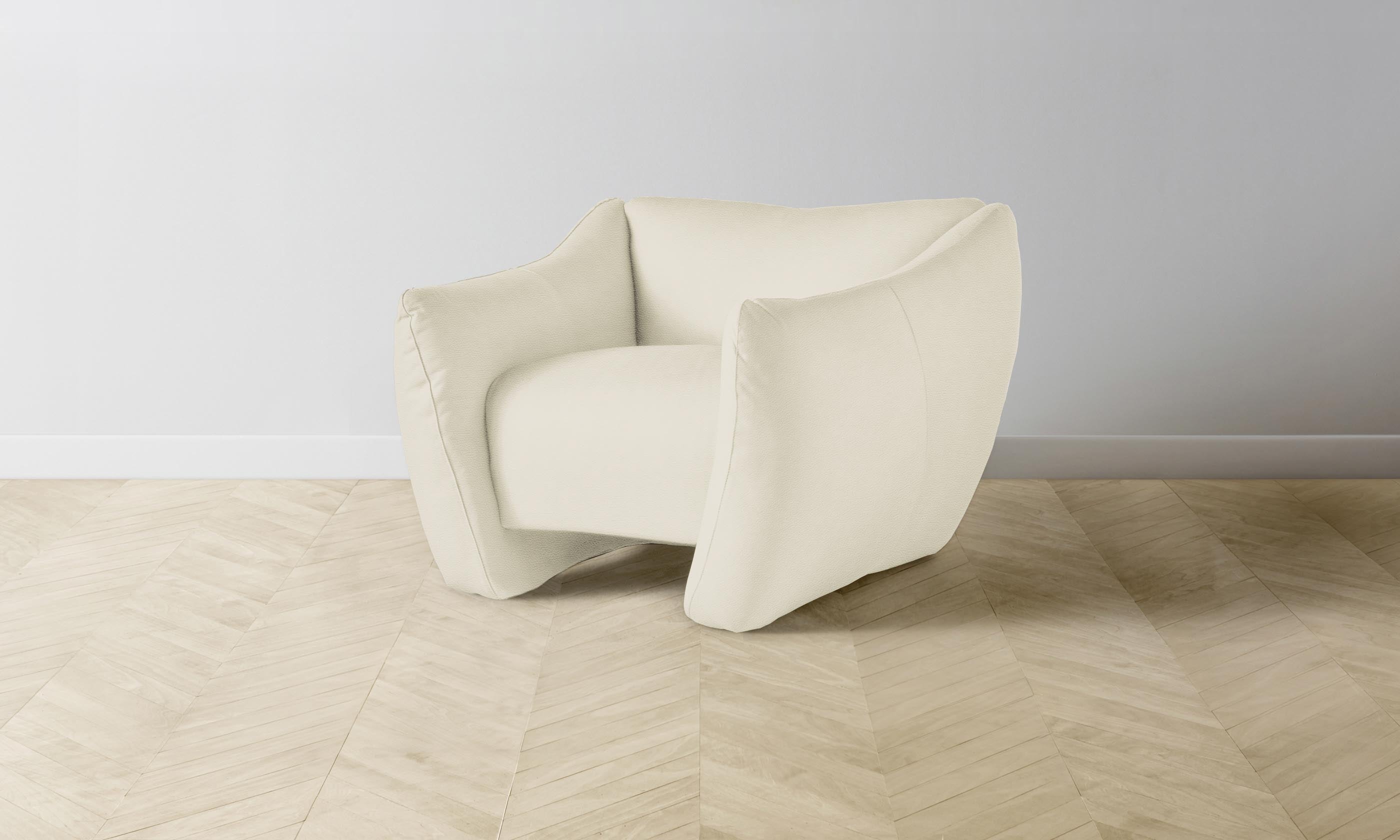Premium Pebbled Leather Bond Chair - Stylish Swan Design for Home & Office - Perfect for Living Rooms, Lounges & Executive Spaces