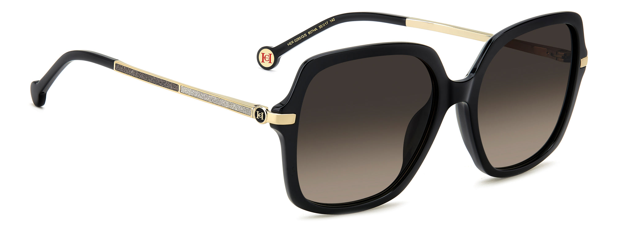 Carolina Herrera HER 0285/G/S Women's Luxury Sunglasses - UV Protection & Polarized Lenses for Driving, Beach & Outdoor Fashion