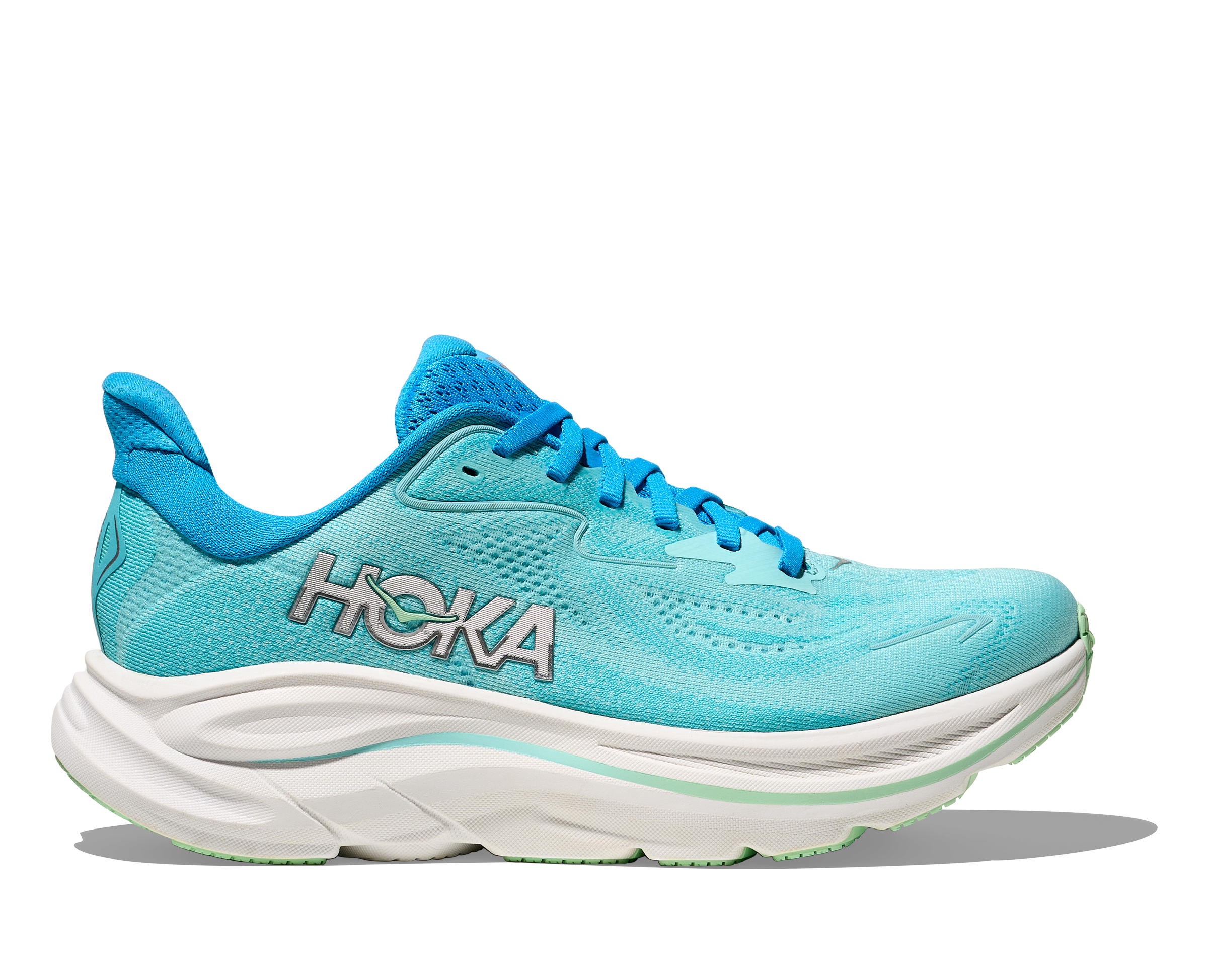 HOKA Women's Clifton 10 Extra Wide Running Shoes - Skyward Blue/Cielo Blue | Lightweight Cushioned Sneakers for Walking, Jogging & Gym Workouts