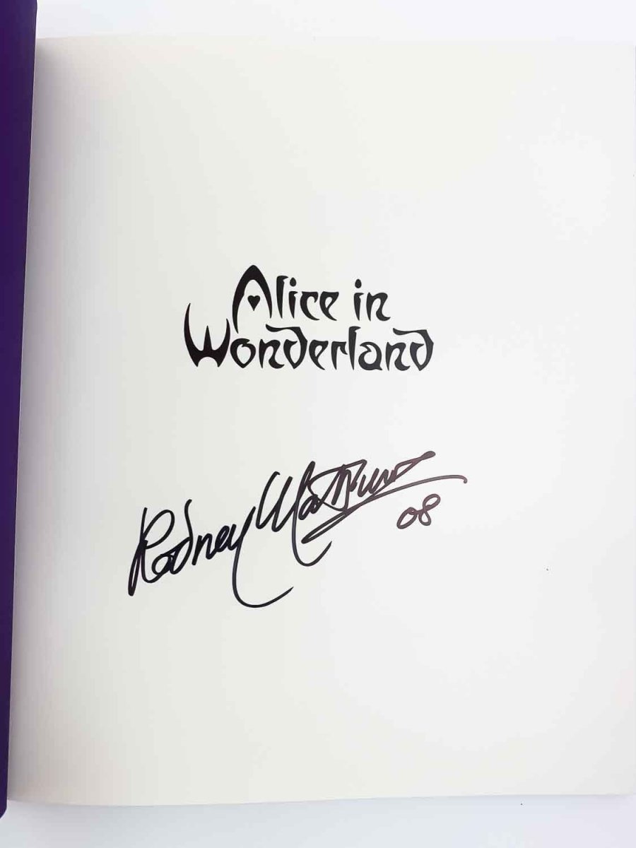 Signed First Edition of Alice in Wonderland by Lewis Carroll - Rare Collectible Book for Literature Lovers & Book Collectors | Perfect Gift for Fantasy Readers & Classic Novel Enthusiasts
