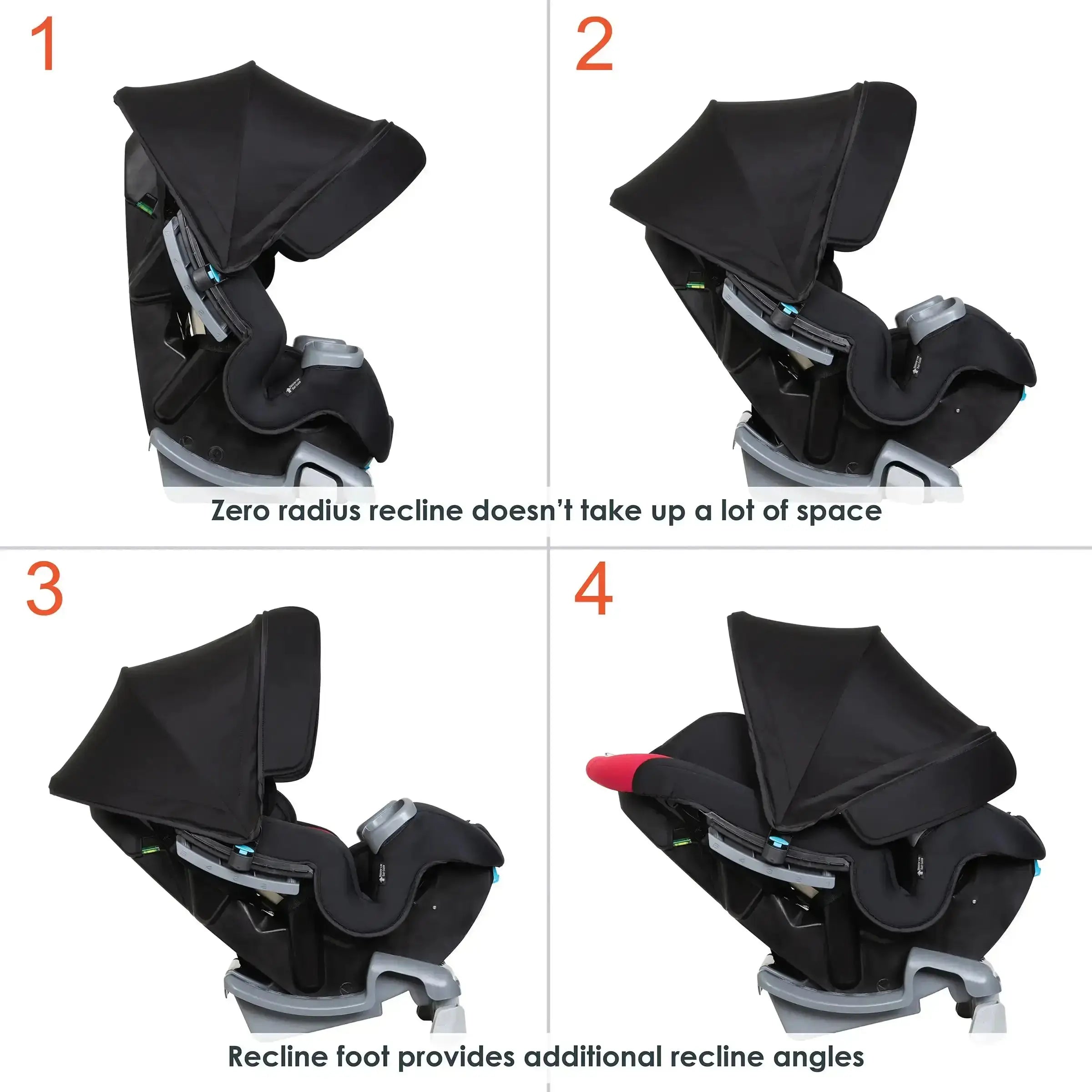 Cover Me™ 4-in-1 Convertible Car Seat for Infants to Toddlers - Safe & Comfortable Baby Car Seat with 5-Point Harness - Perfect for Travel, Road Trips & Everyday Use