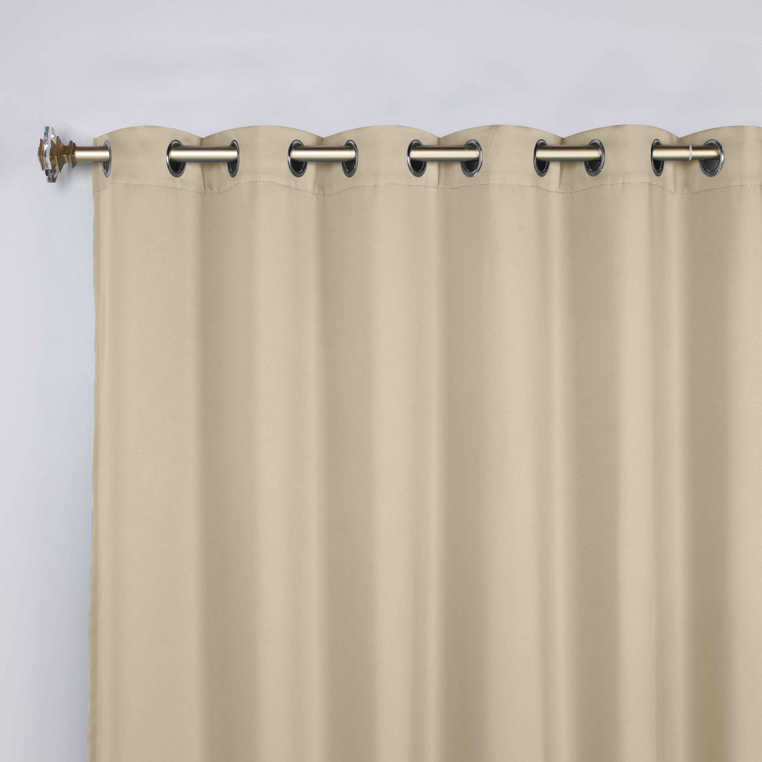 Classic Modern Solid Blackout Curtain Panels - Set of 2 for Bedroom & Living Room - Light Blocking Thermal Insulated Window Drapes for Home Decor