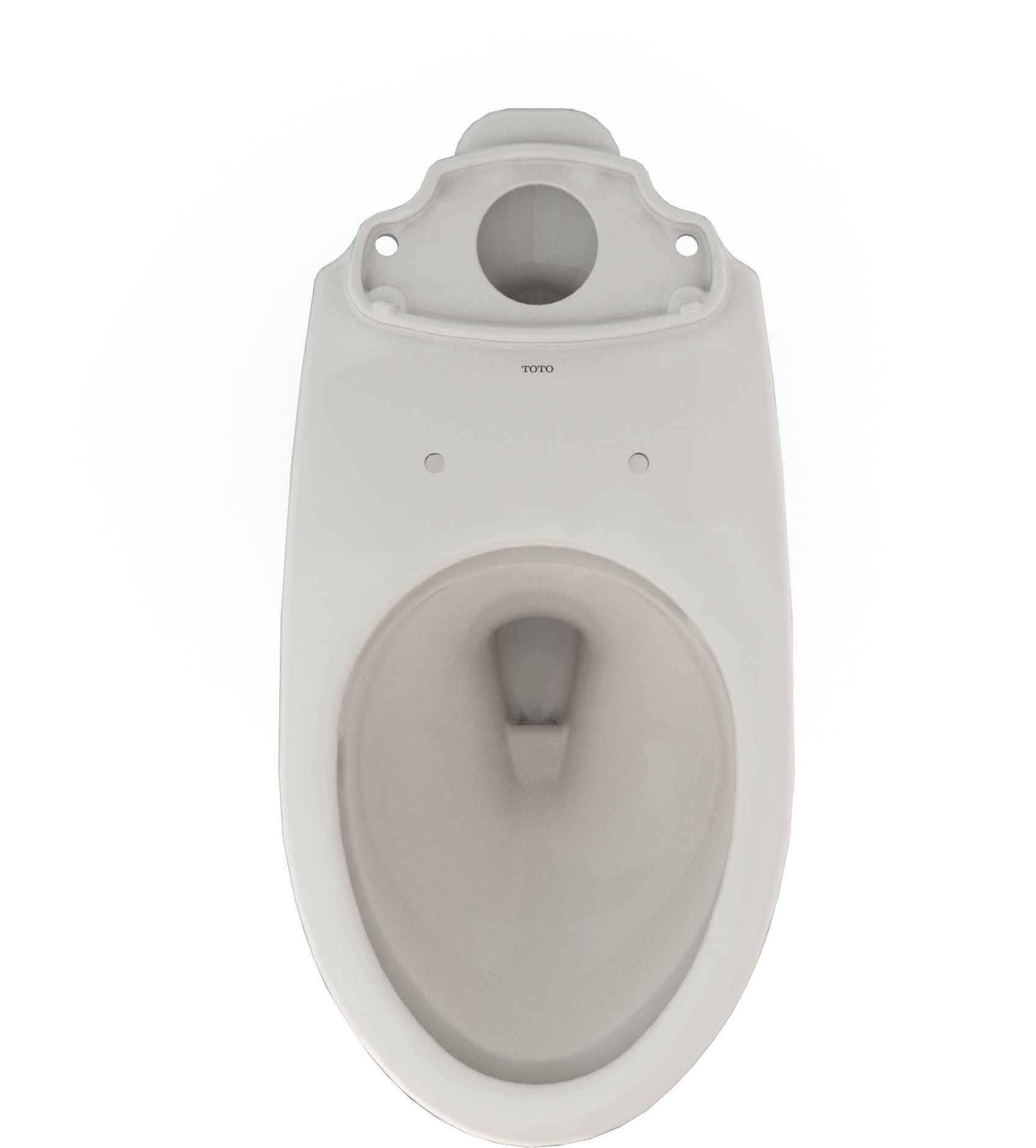 TOTO Drake Elongated Universal Height Toilet with TORNADO FLUSH & CEFIONTECT Technology in Colonial White - Perfect for Modern Bathrooms & Water-Efficient Homes