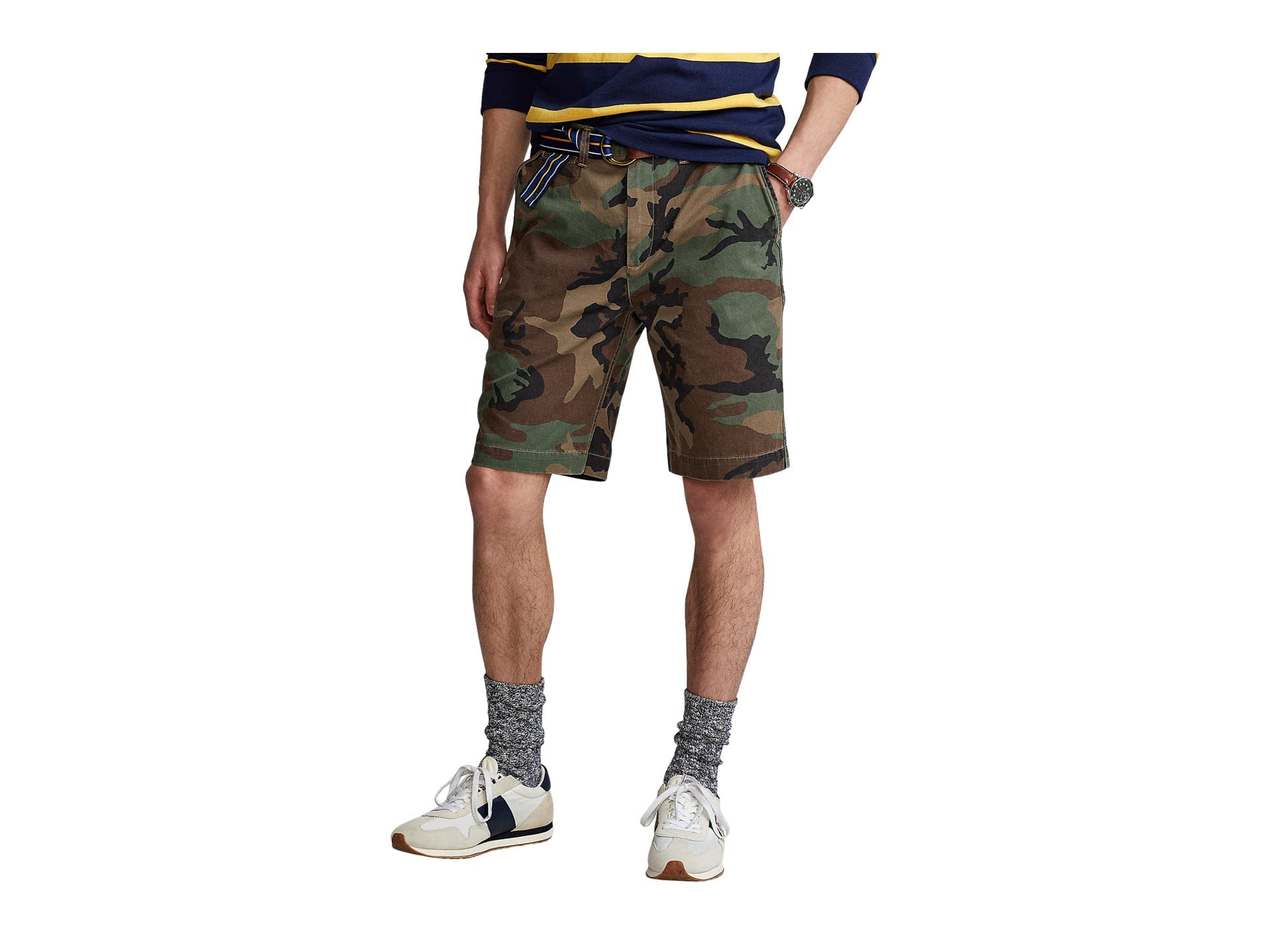 POLO RALPH LAUREN Men's 10-Inch Relaxed Fit Chino Shorts in Surplus Camo - Size 32 | Casual Summer Wear, Outdoor Activities & Beach Vacation Essentials