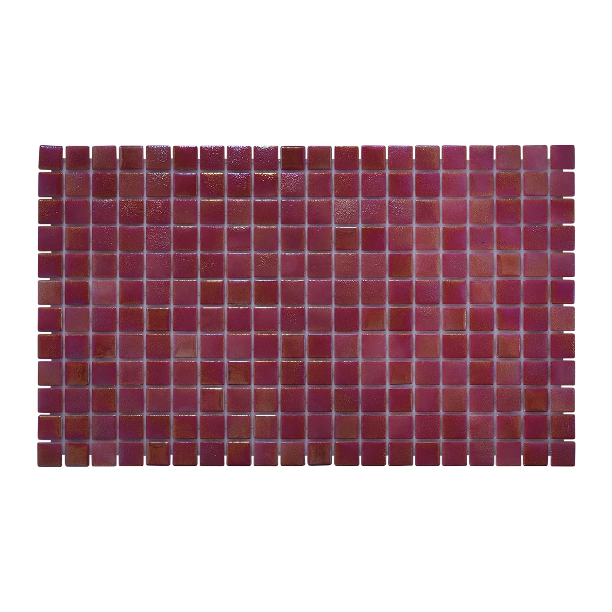 Recycled Glass Tile 6x6in - Eco-Friendly Kitchen Backsplash & Bathroom Decor for Easy Cleaning