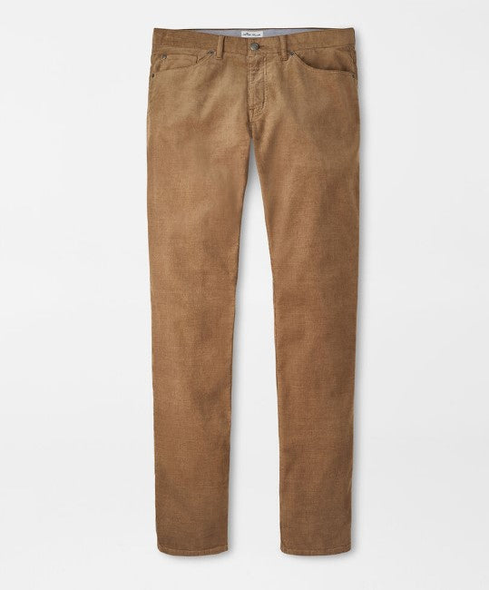 PETER MILLAR Men's Corduroy 5-Pocket Pants - Comfortable Casual Slim Fit Trousers for Work, Travel & Everyday Wear
