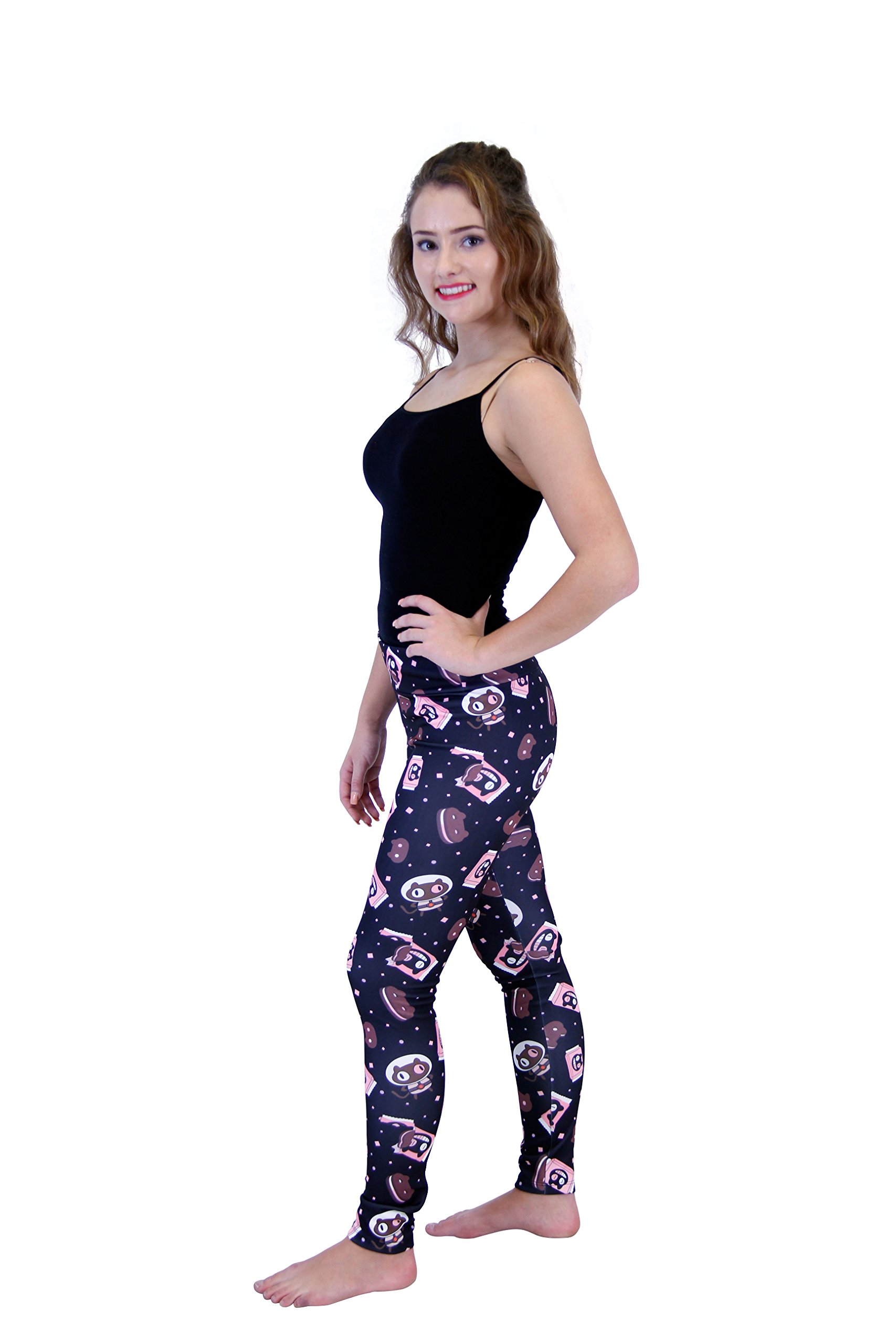 Steven Universe Cookie Cat Space Leggings - Cartoon Character Printed Leggings for Women & Girls | Perfect for Cosplay, Anime Conventions & Casual Wear