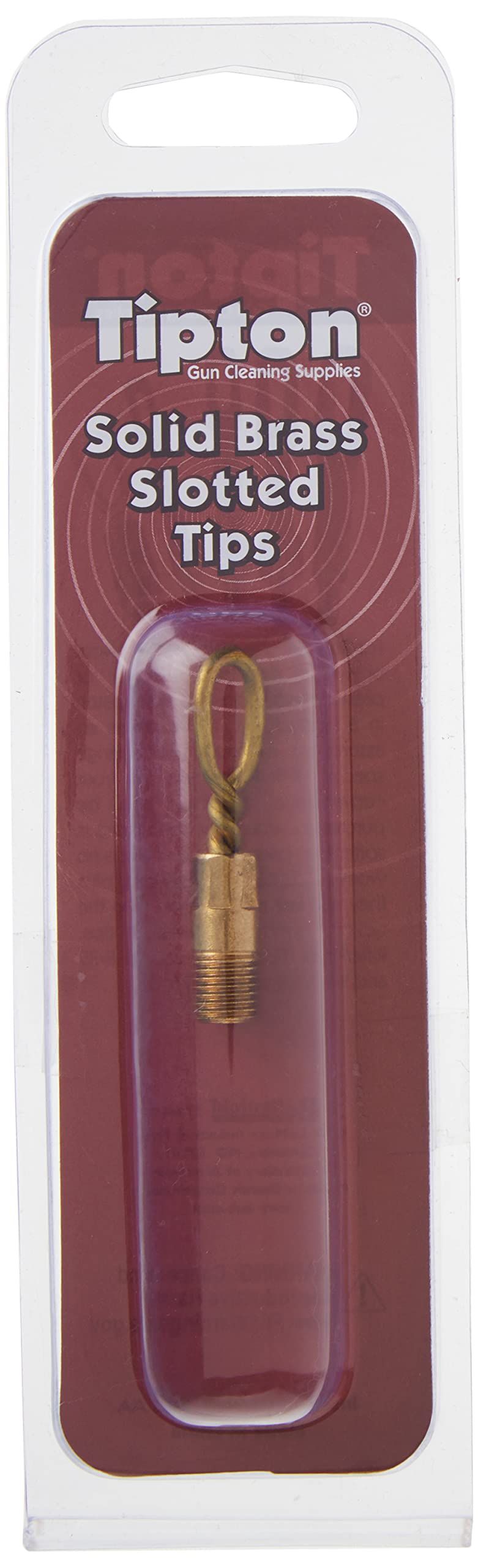 Premium Tipton Solid Brass Slotted Tip Jag - Universal Shotgun Cleaning Rod Attachment for Easy Bore Maintenance | Perfect for Hunting, Range Shooting & Firearm Care