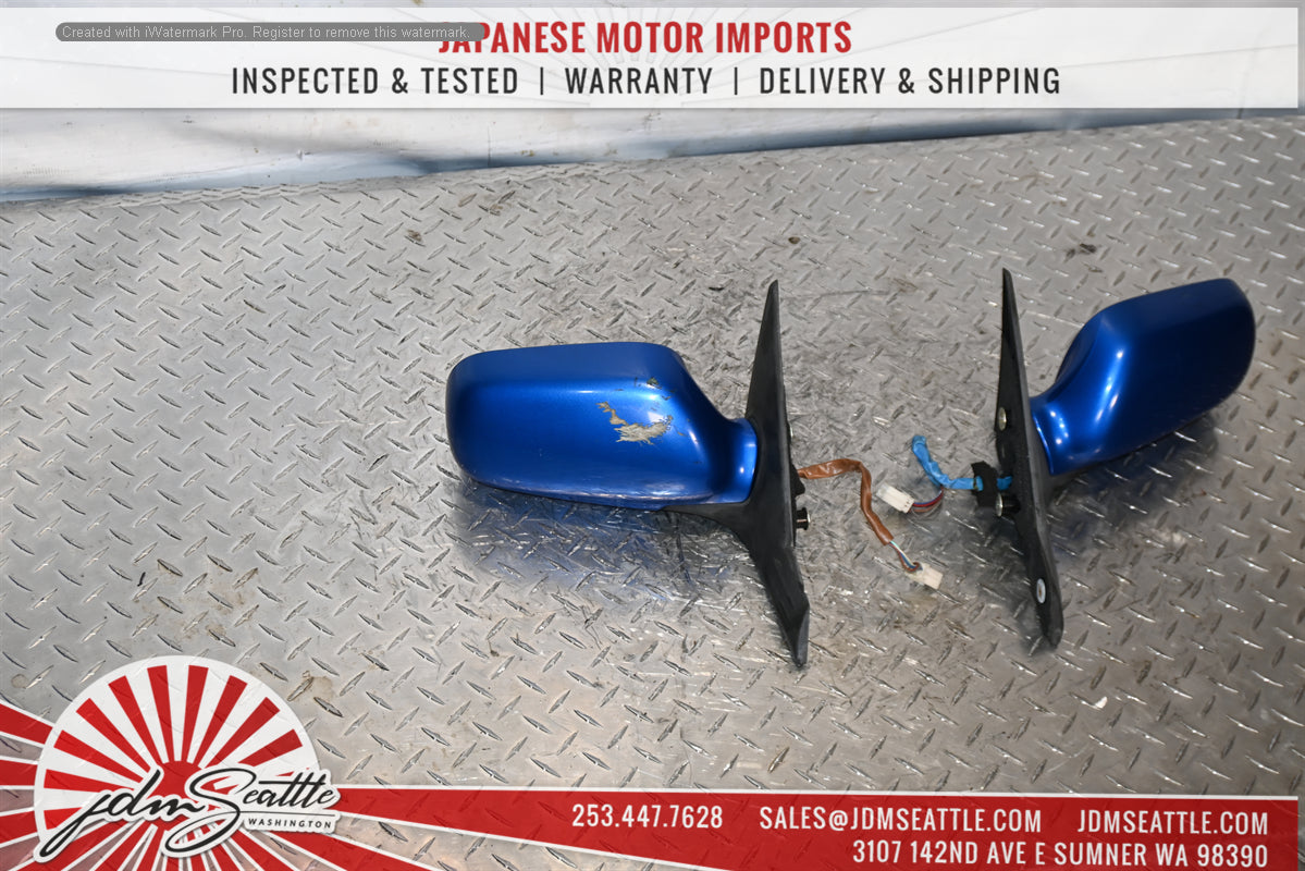 JDM Subaru Impreza WRX GDA GDB GGA V7 Power Folding Side Mirrors - Auto Parts for 2001-2007 Models - Perfect for Street Racing & Car Upgrades