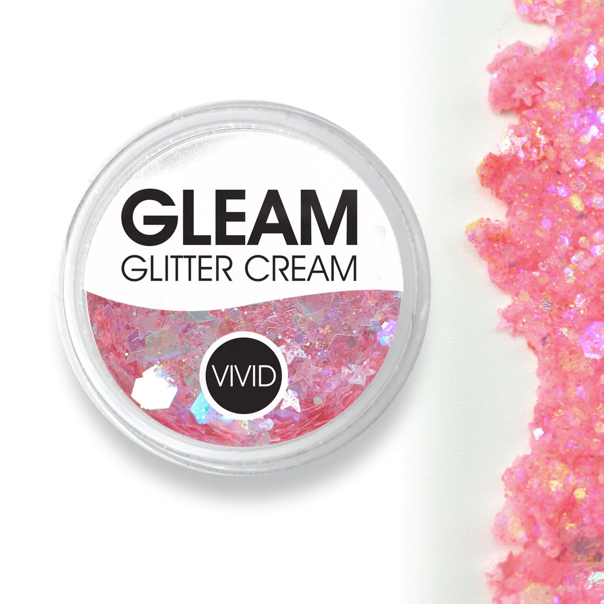 Mystic Melon Gleam Chunky Glitter Cream - Vegan, Cruelty-Free Body Glitter for Face & Body - Perfect for Festivals, Parties & Cosplay
