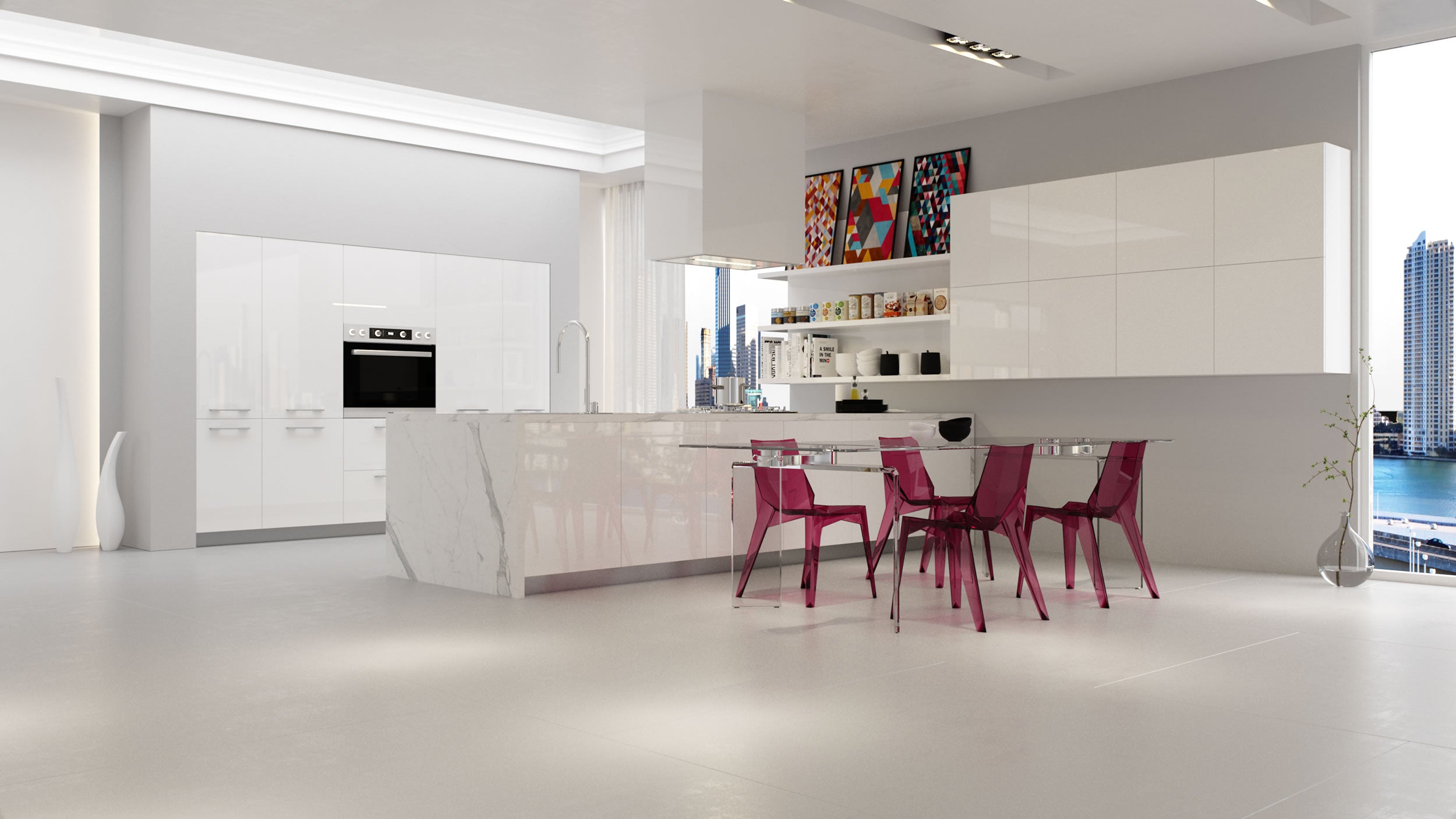 Modern Barcelona Line Kitchen Cabinets - Stylish & Durable Storage for Home & Restaurant Use - Perfect for Kitchen Remodeling & Organization