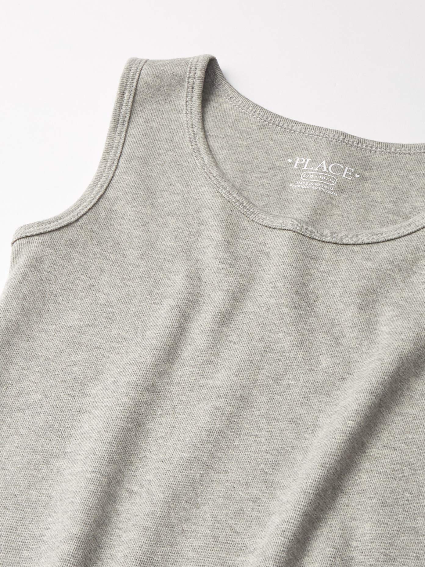 The Children's Place Girls' Uniform Basic Tank Top - Soft Cotton School & Play Tank for Kids | Perfect for School Uniforms, Summer Outfits & Casual Wear