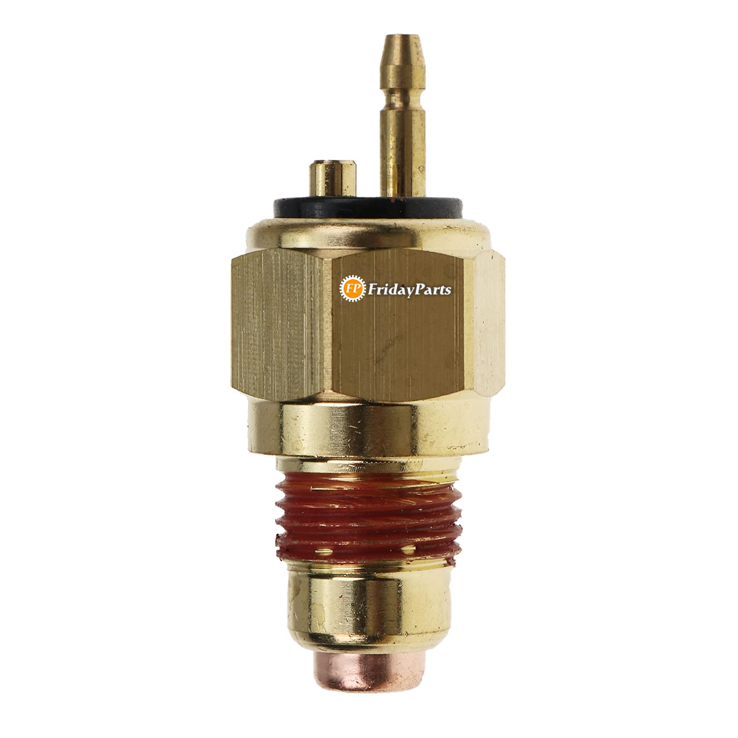 FridayParts Water Temperature Sensor YM121250-44901 Compatible with Komatsu CK20-1 CK25-1 CK30-1 CK35-1 PC110R-1 PC12R-8 PC15R-8 PC20R-8 PC27R-8 PC35R-8 PC45R-8 PC75-1 PC75R-2 - Replacement Engine Coolant Temp Sensor for Excavators & Construction Equipment