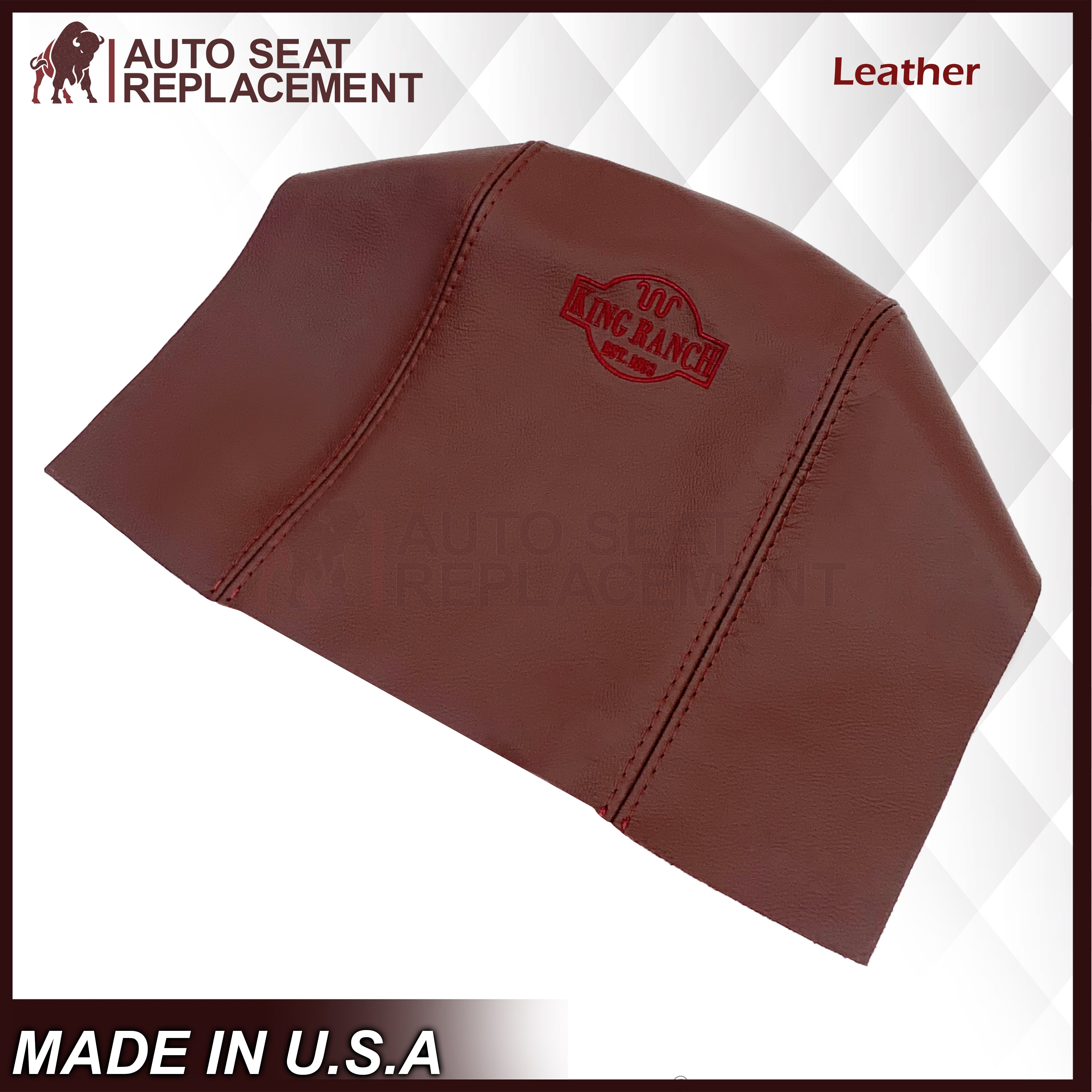 2007-2014 Ford Expedition Eddie Bauer King Ranch Leather Center Console Armrest Cover - Premium Replacement for Comfort & Style - Perfect for Road Trips & Daily Commutes