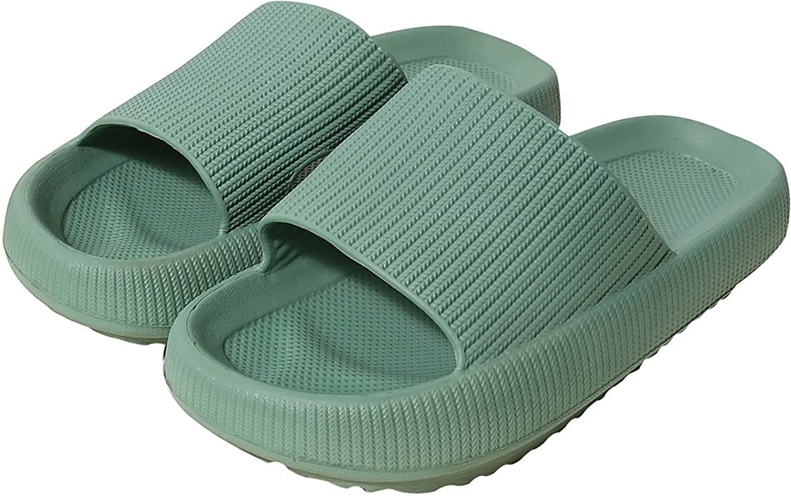 Quick-Drying EVA Open-Toe Slippers for Women & Men - Non-Slip Pillow Soft House Shoes for Shower, Spa, Pool, Gym | Indoor & Outdoor Comfort Sandals for Home, Travel & Relaxation