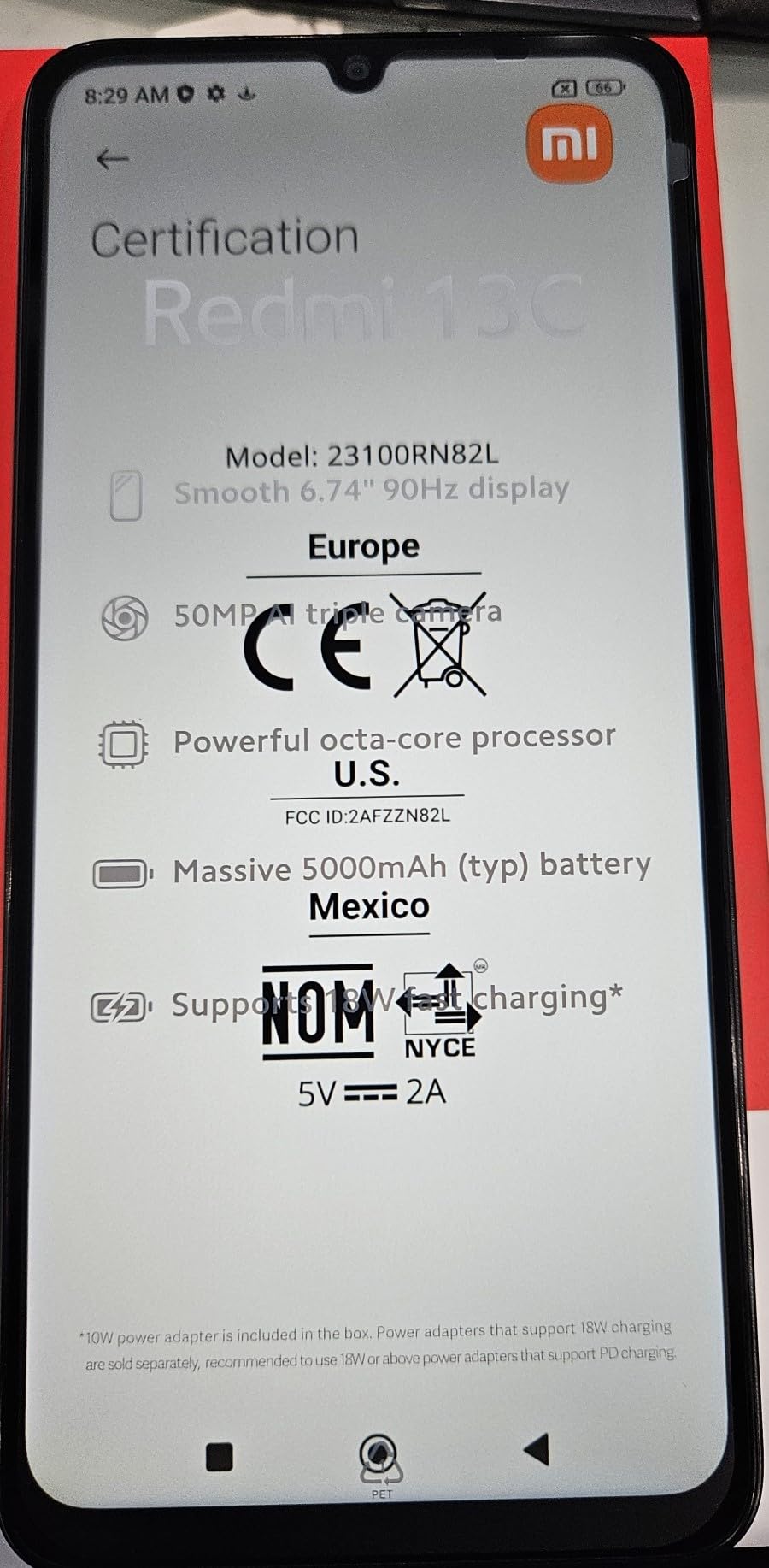 Xiaomi Redmi 13C 4G LTE Smartphone (256GB + 8GB RAM) Factory Unlocked - 6.74