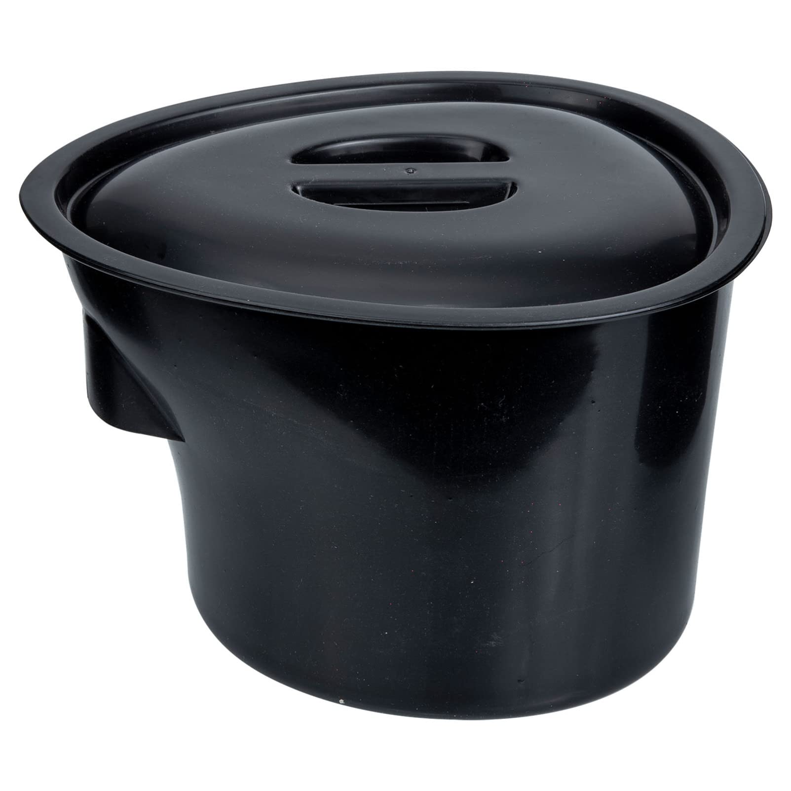 Portable Female Urinal for Travel & Bedroom - Lightweight Plastic Chamber Pot with Lid, Spill-Proof Design for Women's Hygiene Needs - Ideal for Camping, Road Trips, Hospital Use & Mobility Challenges