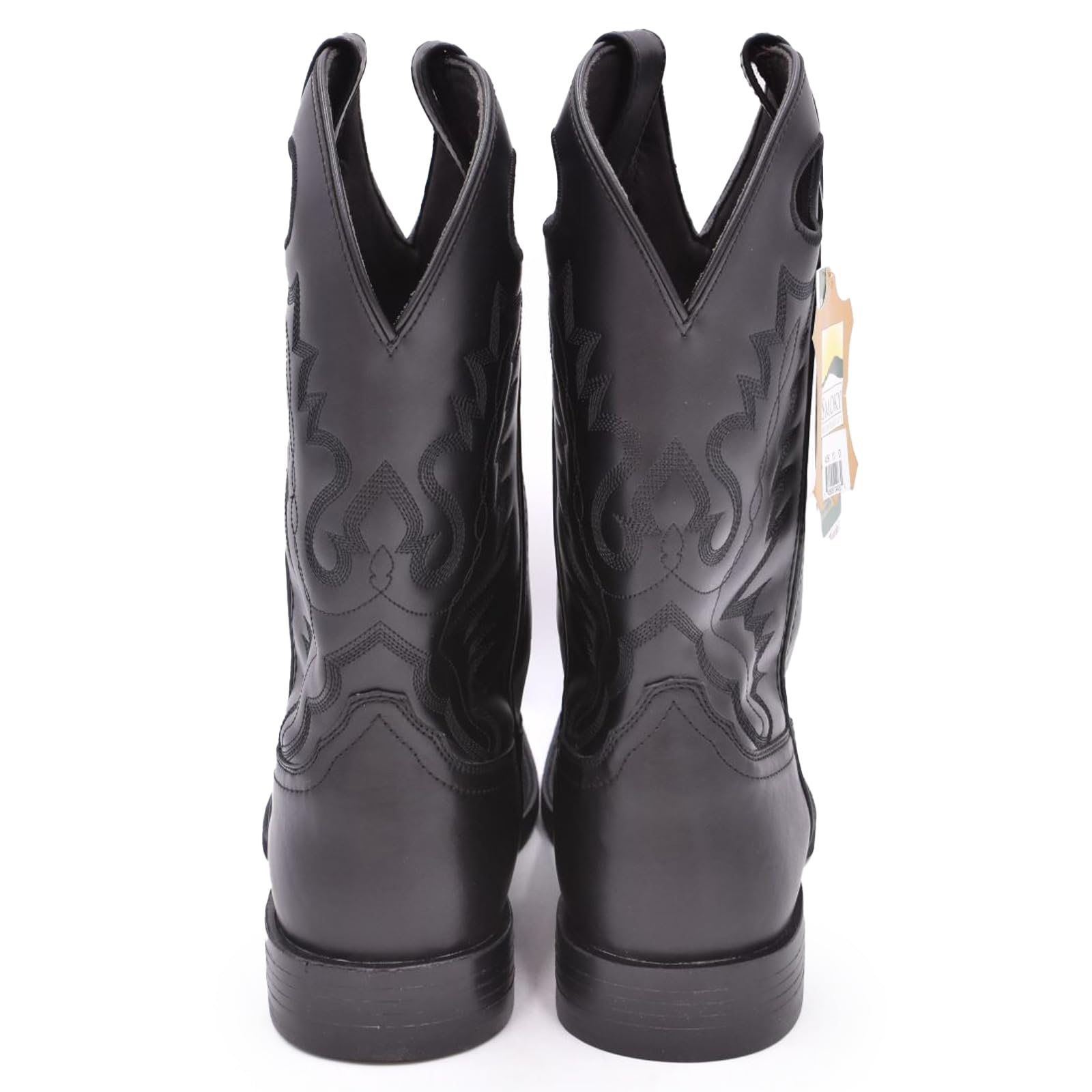 Smoky Mountain Men's Outlaw Boots - Durable Leather Work Boots for Outdoor, Hiking & Ranch Work - Perfect for Cowboy, Construction & Heavy Duty Use