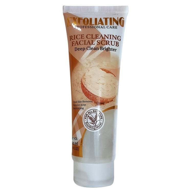 Rice Cleaning Exfoliating Facial Scrub - 120g | Natural Korean Skincare for Glowing Skin | Perfect for Daily Exfoliation & Blackhead Removal
