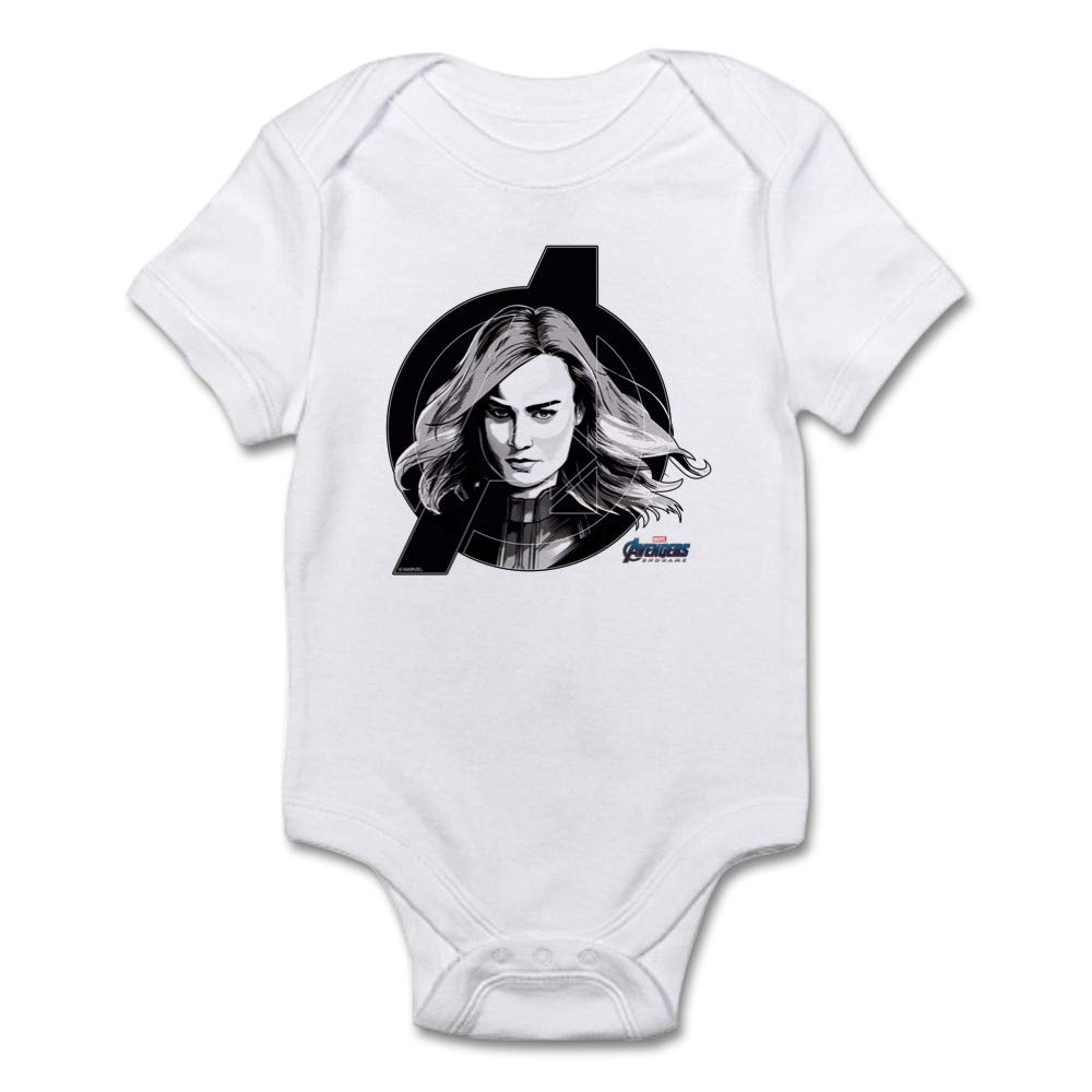 Captain Marvel Baby Light Bodysuit - Superhero Infant Onesie for Boys & Girls | Perfect for Cosplay, Birthday Gifts & Everyday Wear
