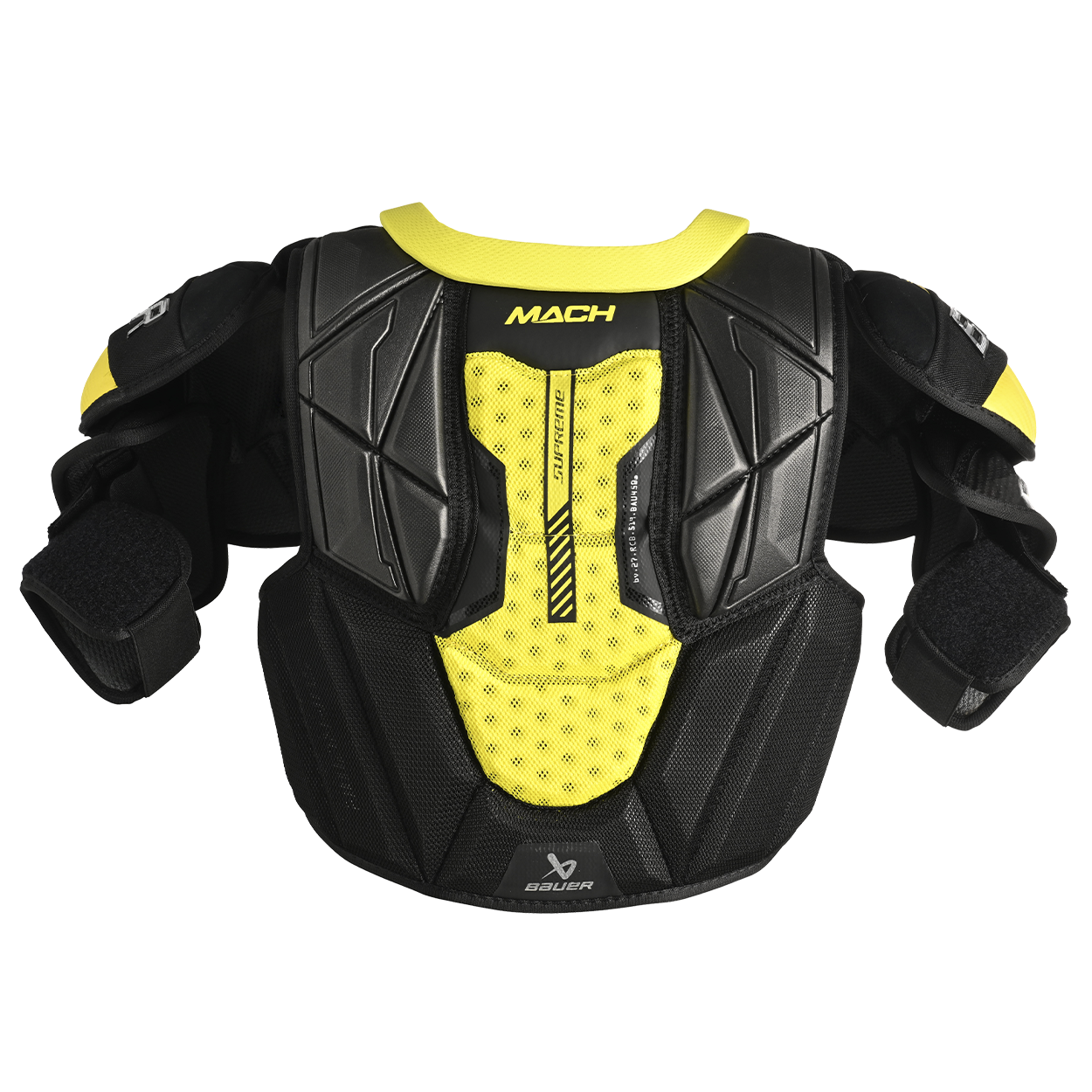 Bauer Supreme Mach Shoulder Pads for Junior Hockey Players - Lightweight & Protective Gear for Youth Ice Hockey Practice & Games