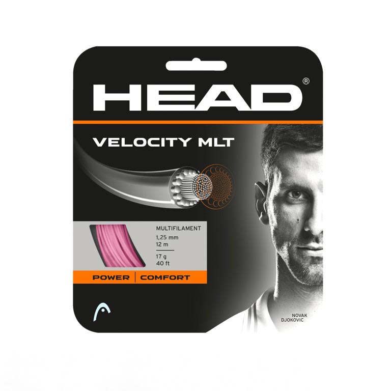Head Velocity MLT Tennis String - High-Performance Multifilament String for Power & Comfort | Perfect for Competitive Play & Recreational Tennis