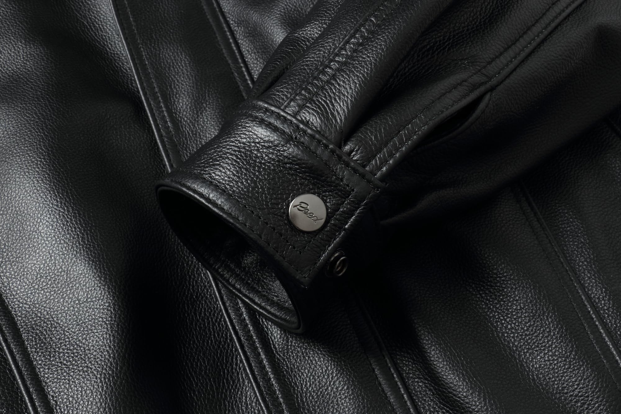 REED Men's American Style Bomber Jacket - Genuine Leather, Classic Aviator Design, Slim Fit for Casual & Motorcycle Riding | Perfect for Fall, Winter & Outdoor Adventures