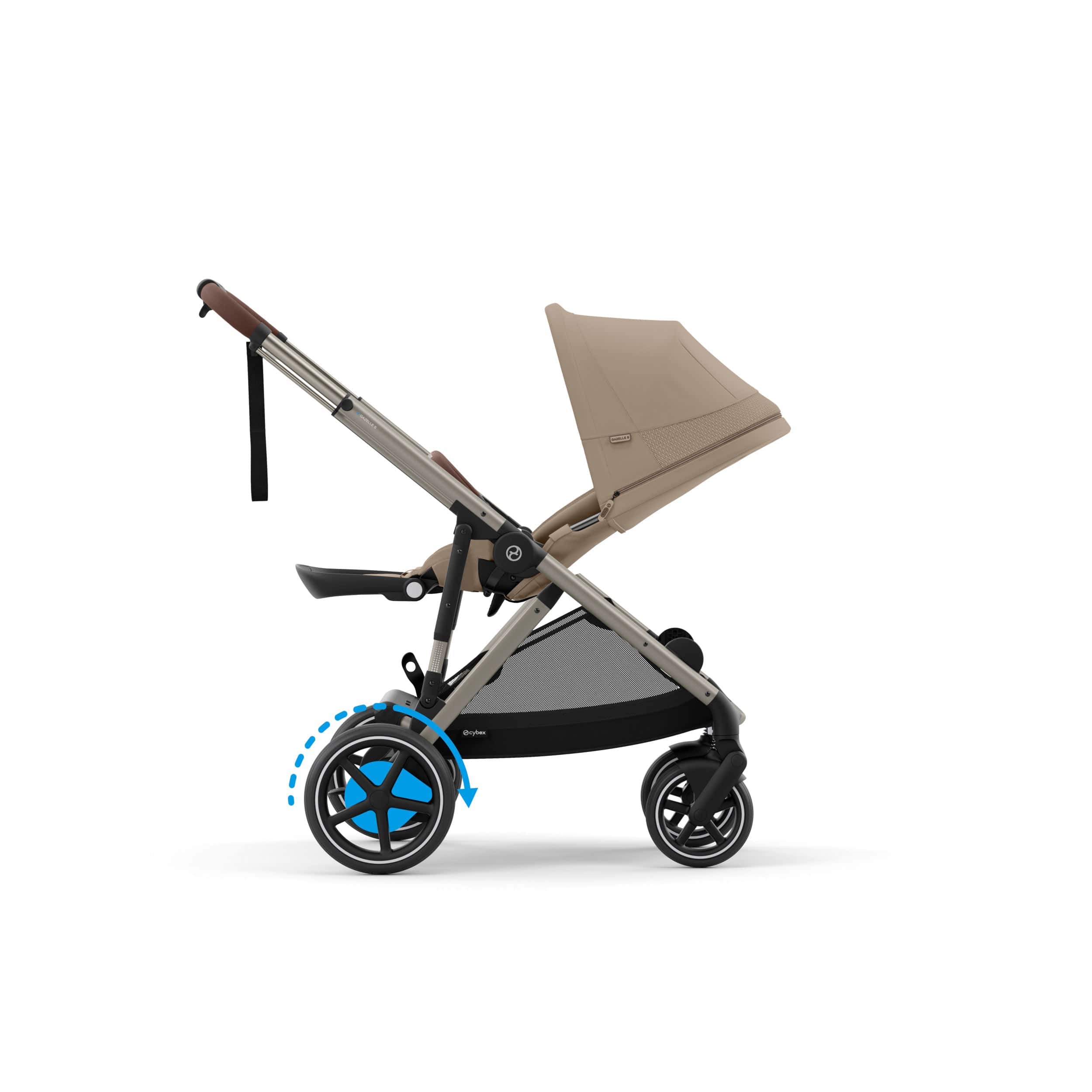 Cybex Gazelle S Electric Assist Stroller - Lightweight Foldable Baby Stroller for Jogging, Travel & Daily Use