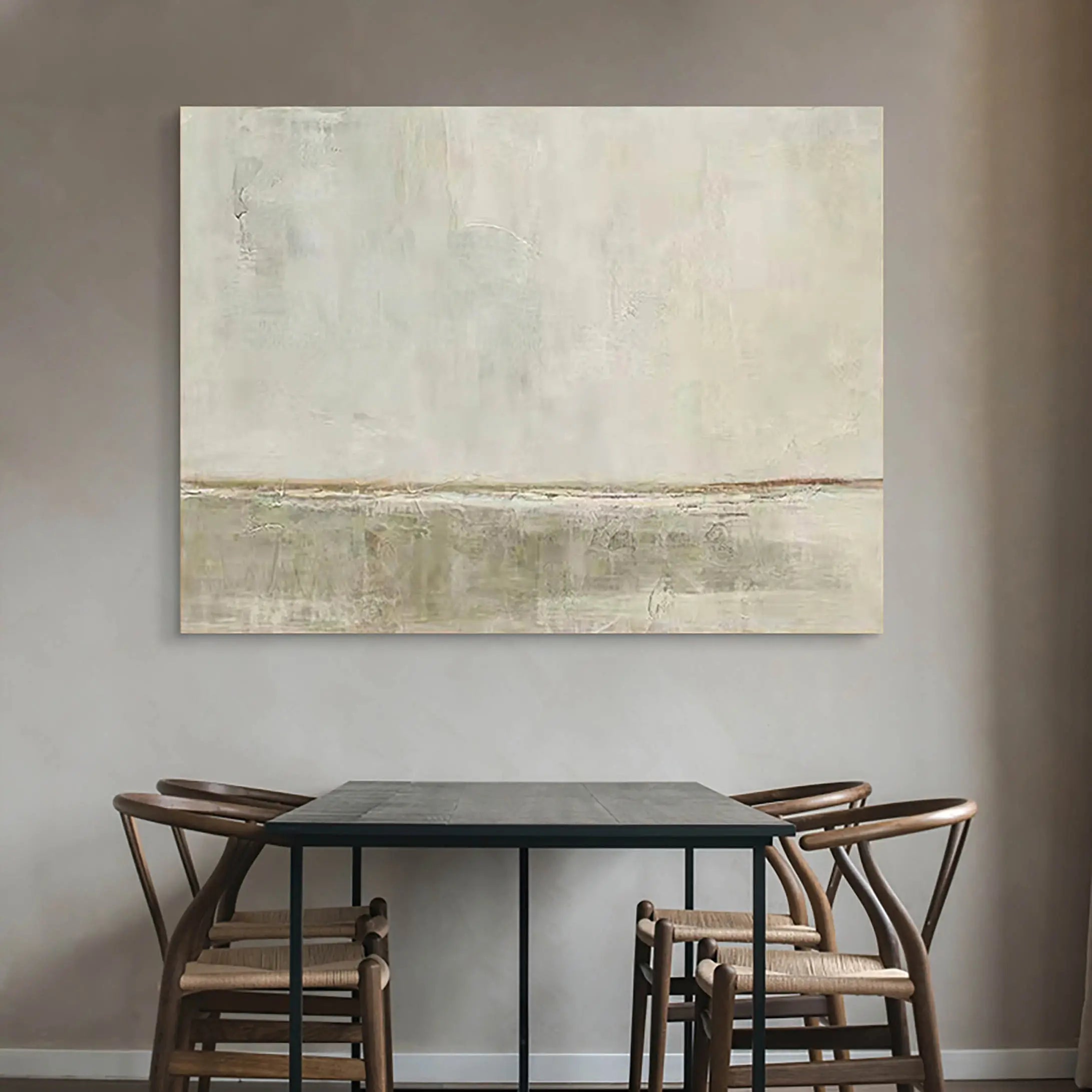 Modern Abstract Landscape Wall Art Painting - Large Canvas Print for Living Room, Bedroom & Office Decor | #MM068