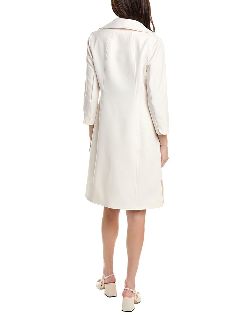 Anne Stretch Wide Collar Kissing Coat - Women's Fashion Trench Coat with Stretchy Fabric for Comfort | Perfect for Office, Dating & Fall Outerwear
