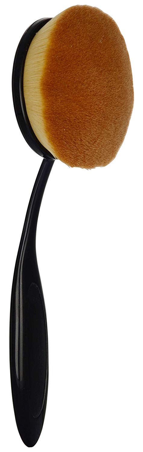 Elecsera Professional Makeup Foundation Powder Concealer Brush - Oval Blending Brush for Flawless Face Makeup Application - Perfect for Liquid, Cream & Powder Cosmetics