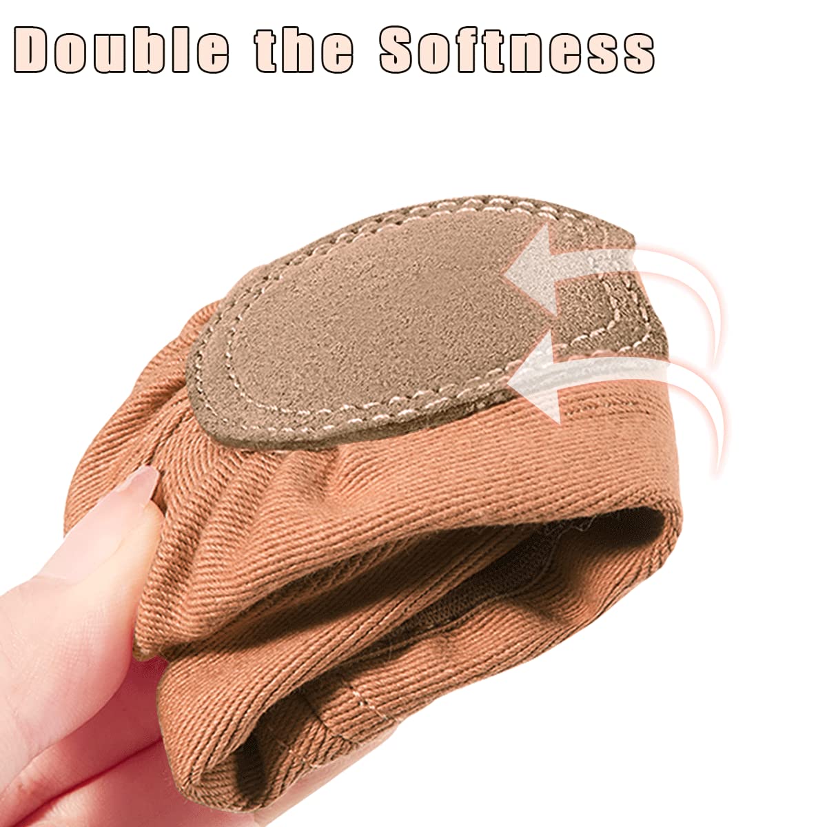 Girls Women Ballet Shoes Stretch Canvas Dance Slippers - Split Sole No-Tie Drawstring Ballet Flats for Ballet Class, Practice, Recital & Performance