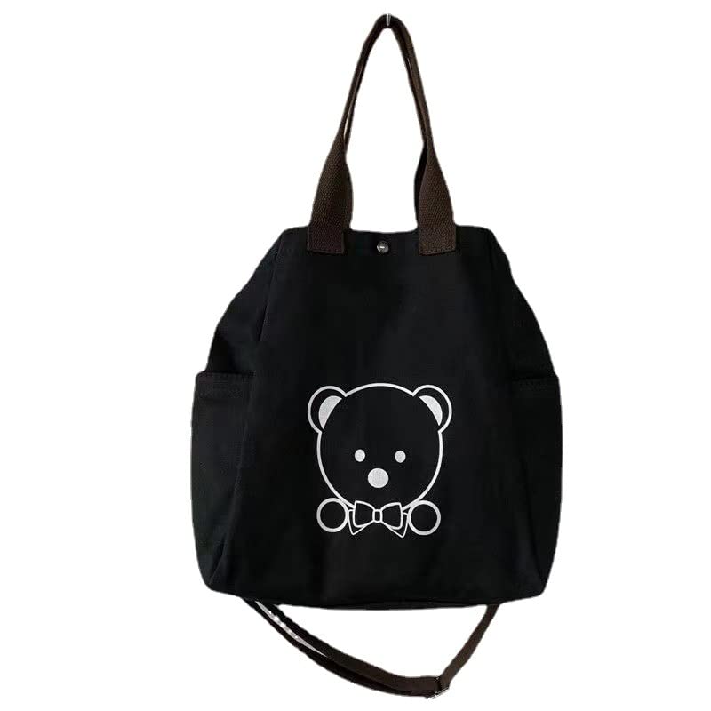 Stylish Large Canvas Tote Bag for Women - Durable Casual Shoulder Messenger Purse - Perfect for Work, Shopping & Beach Outings