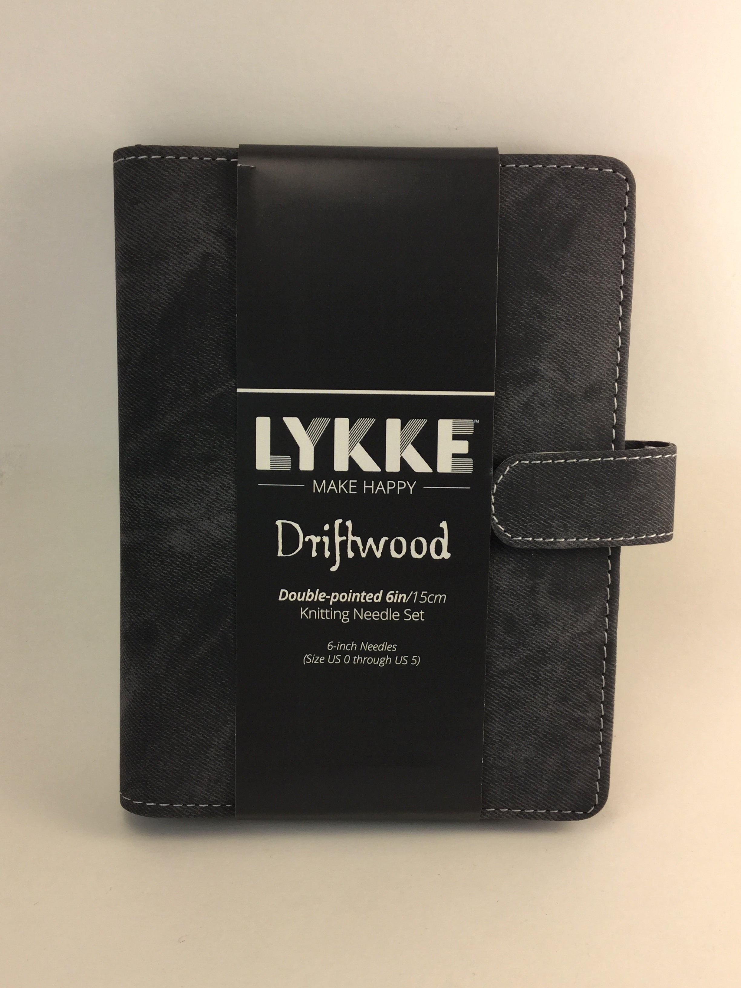 Lykke Driftwood 6-Inch Double Pointed Knitting Needles Set - Perfect for Socks, Hats, and Small Circular Knitting Projects
