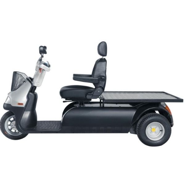 AFIKIM Afiscooter M 3-Wheel Heavy Duty Mobility Scooter for Adults - Bariatric Electric Scooter with 500 lbs Weight Capacity - Ideal for Indoor & Outdoor Use, Shopping Malls, Parks and Travel
