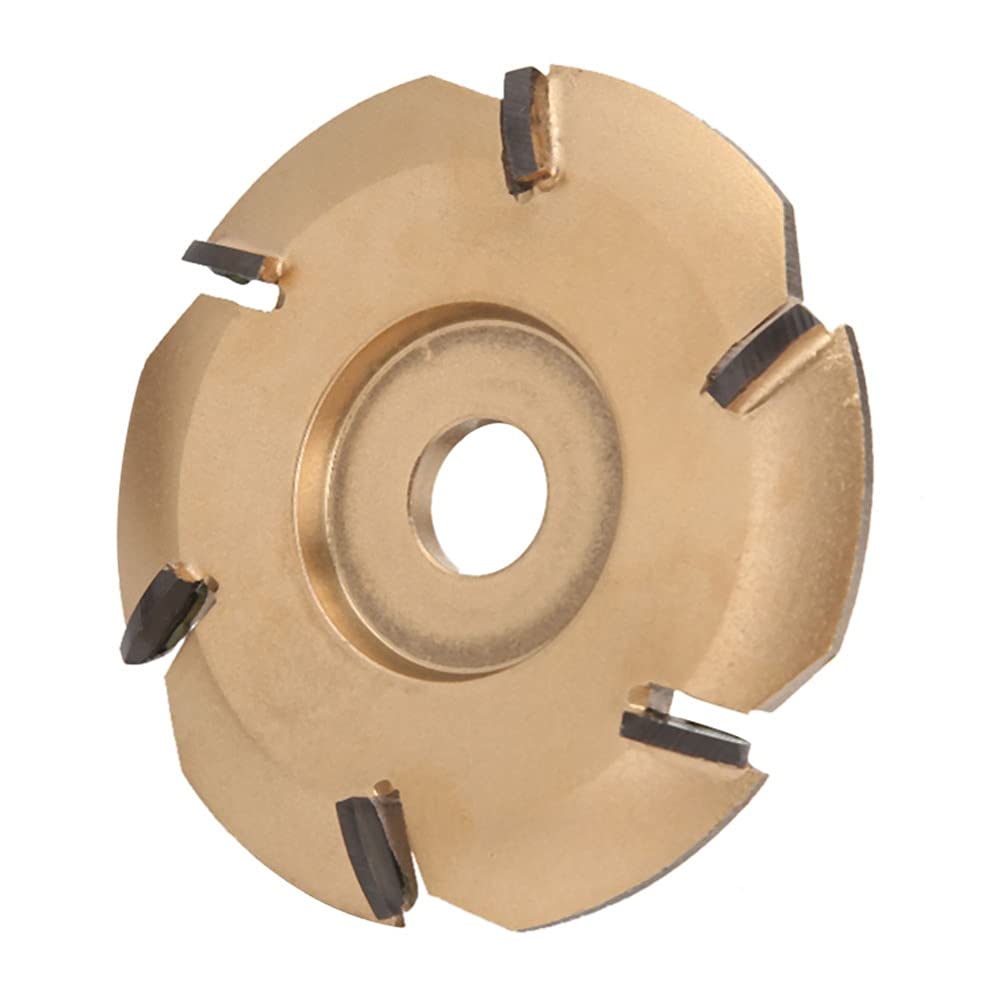 6-Inch Wood Carving Disc for Angle Grinder - 16mm Arbor Hole, Woodworking Tea Tray & Milling Cutter Tool (Black) - Perfect for DIY Wood Carving, Tea Tray Making & Craft Projects