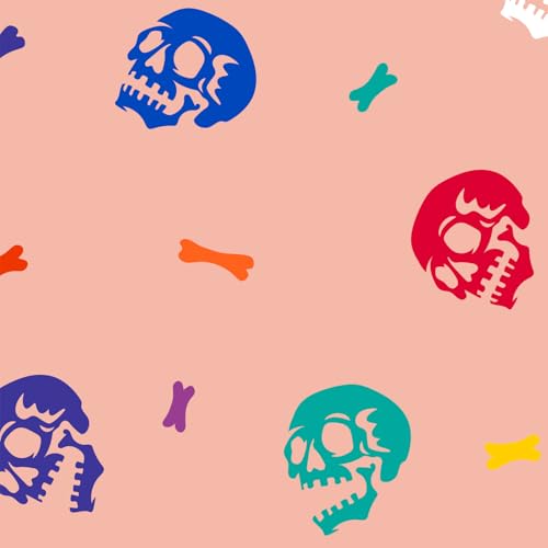 Peach Pink Skull