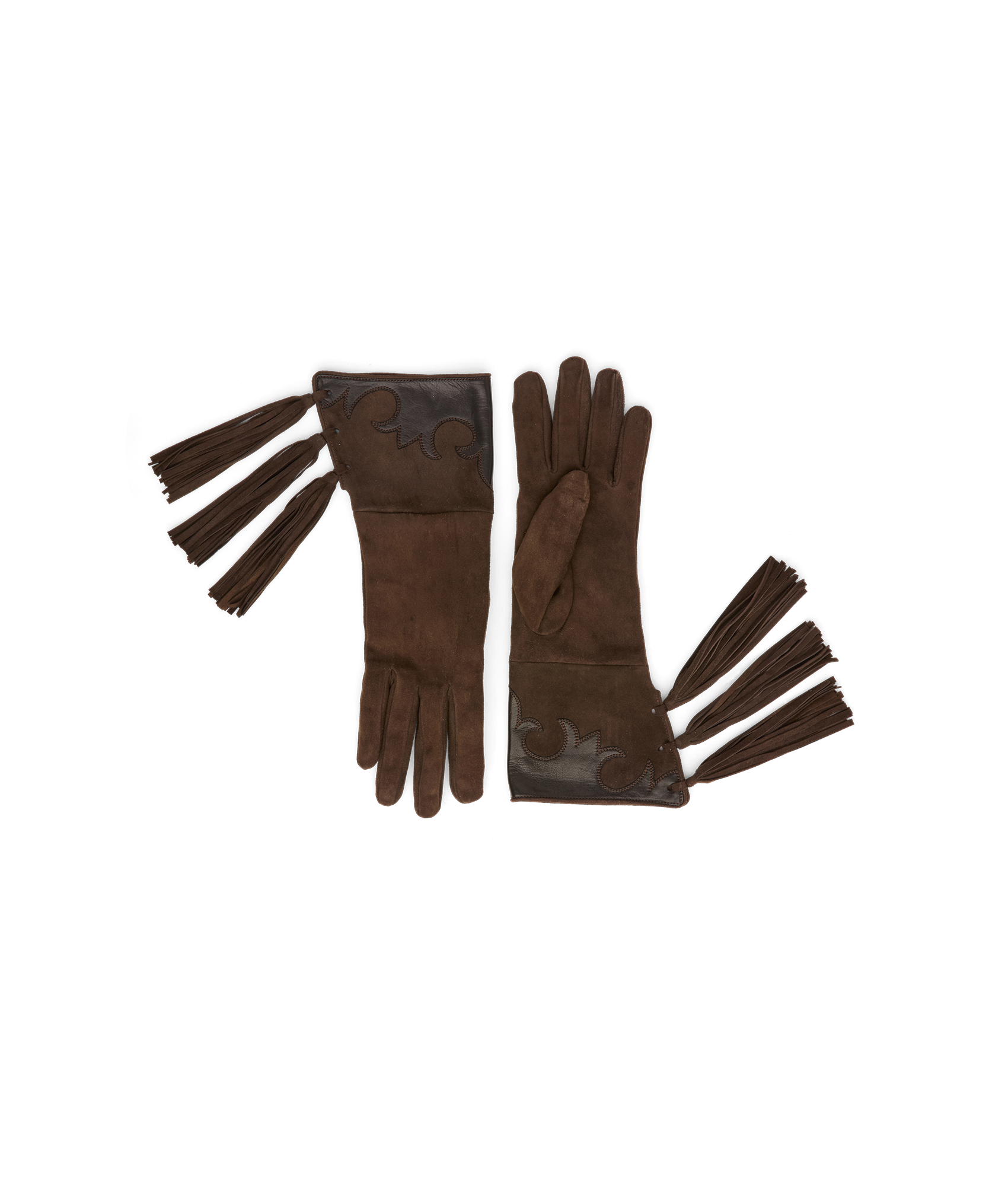 Luxury Elegant Women's Gloves - Soft Chocolate Brown Leather for Winter Fashion & Formal Occasions