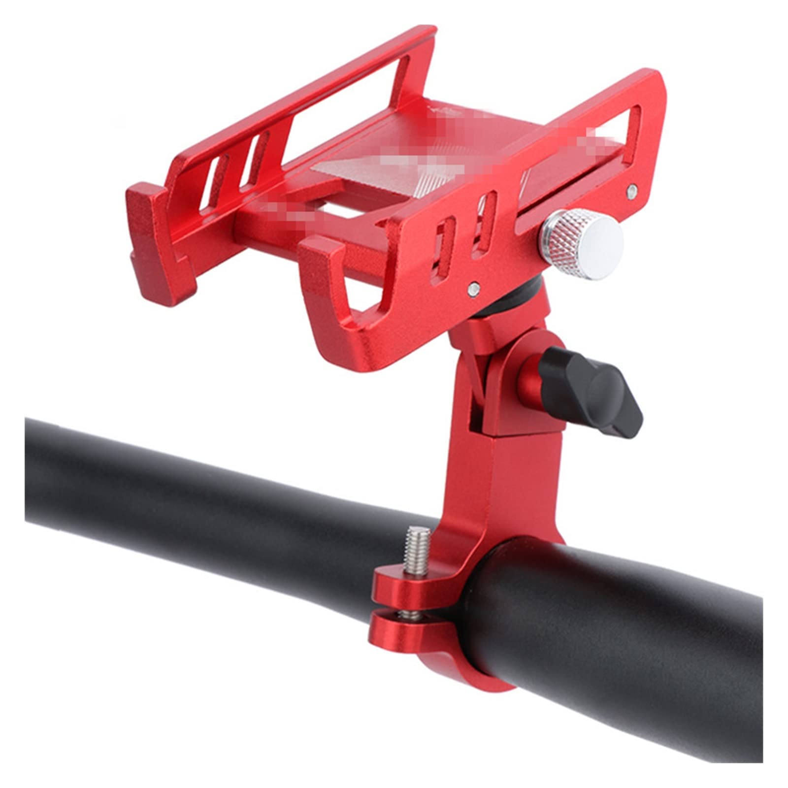 TSTS Motorcycle Phone Mount - Aluminum Alloy 360° Rotatable Bike Phone Holder for iPhone Samsung - Deep Red - Perfect for Cycling, Motorcycling & Outdoor Adventures