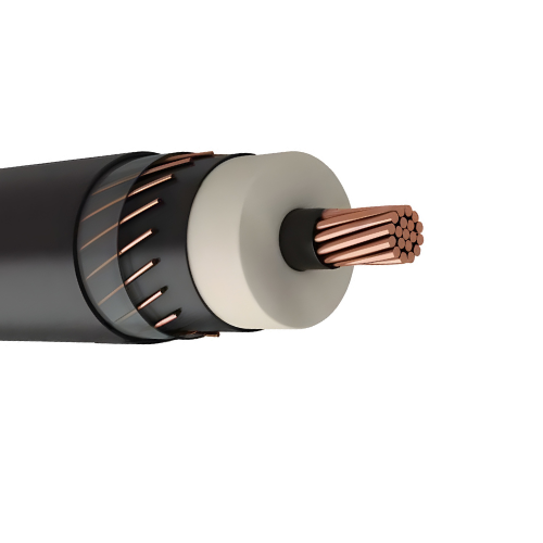 1 AWG 19 Strand Copper Primary UD Cable 12 AWG Full Neutral TR XLPE/PVC MV 90 100% 175 mil 15 kV - Ideal for Underground Power Distribution, Industrial Wiring, and High Voltage Electrical Systems
