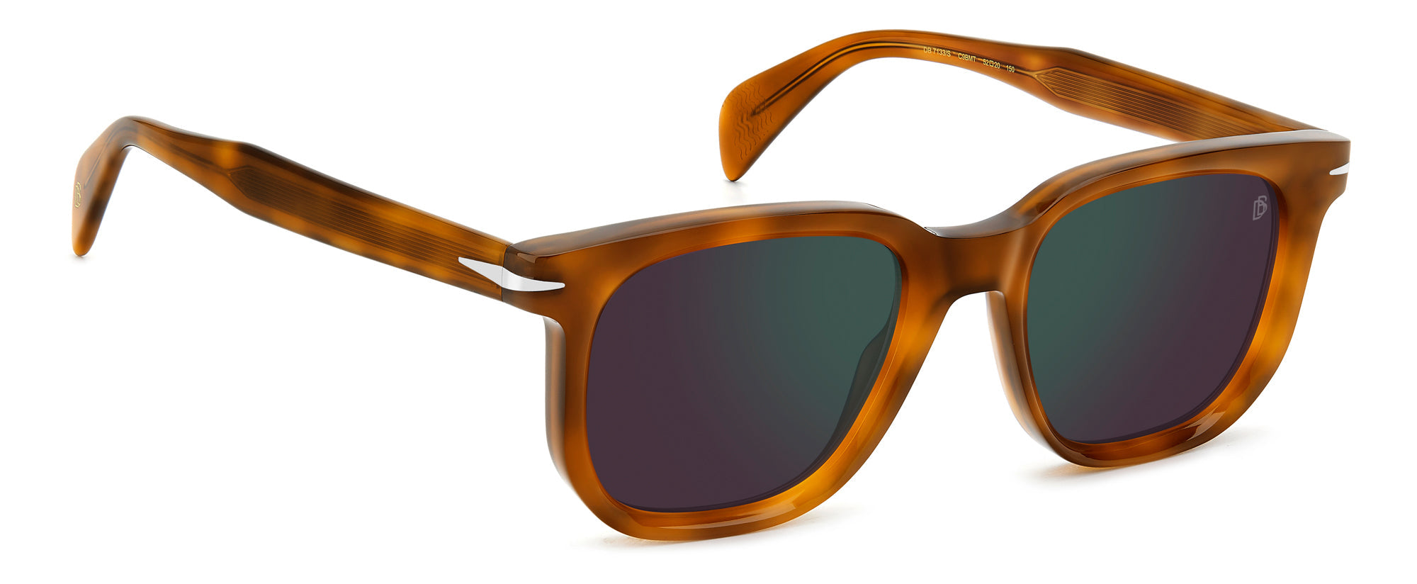 David Beckham DB7133/S Sunglasses - Polarized UV Protection Aviator Style for Men & Women - Perfect for Driving, Travel & Outdoor Activities