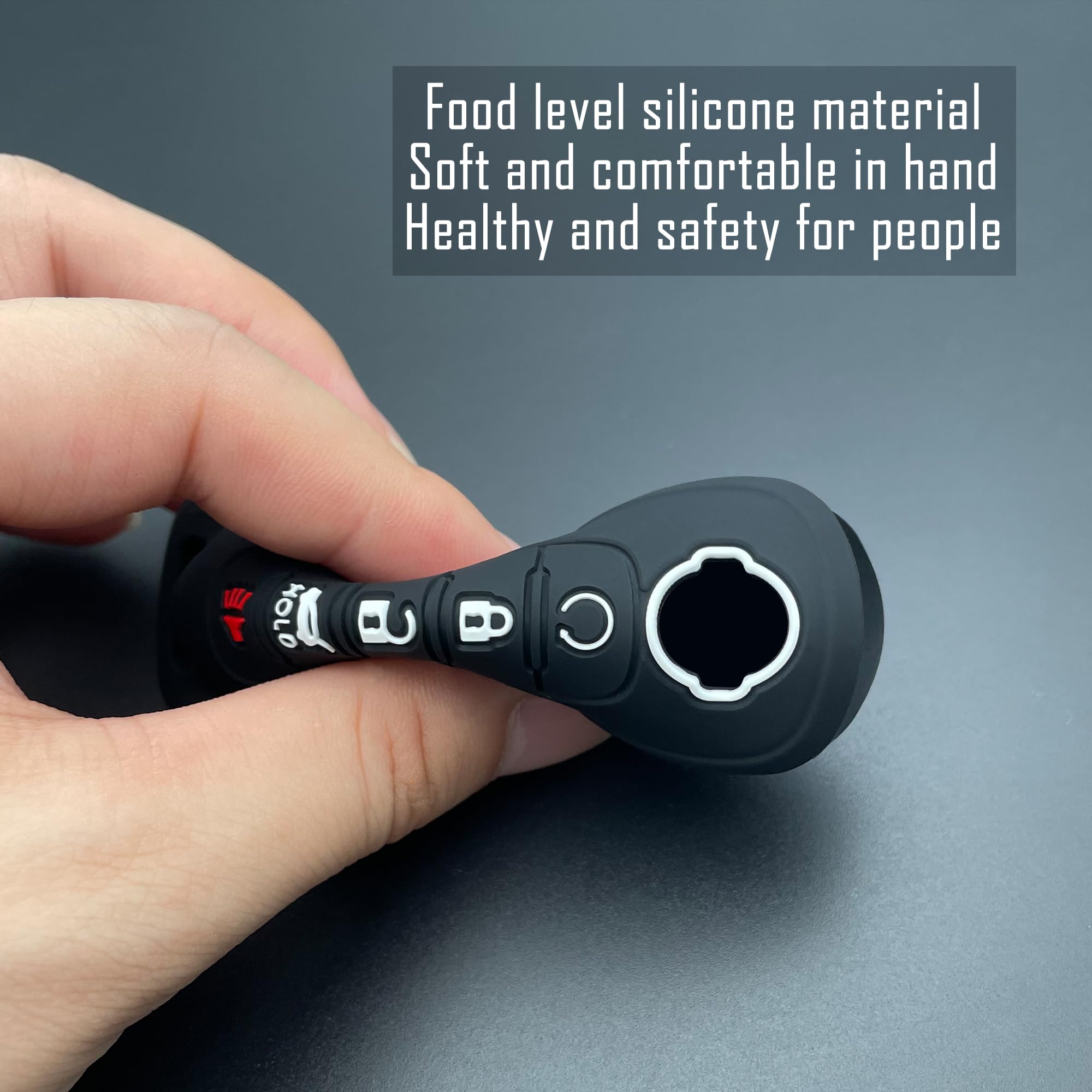 Premium Silicone Key Fob Cover for 2023-2025 Nissan Rogue, Pathfinder & 2024-2025 Sentra - 5-Button Design, 2-Pack (Black) - Durable Protection Against Drops, Scratches & Daily Wear - Perfect for Car Owners Who Want Style and Functionality