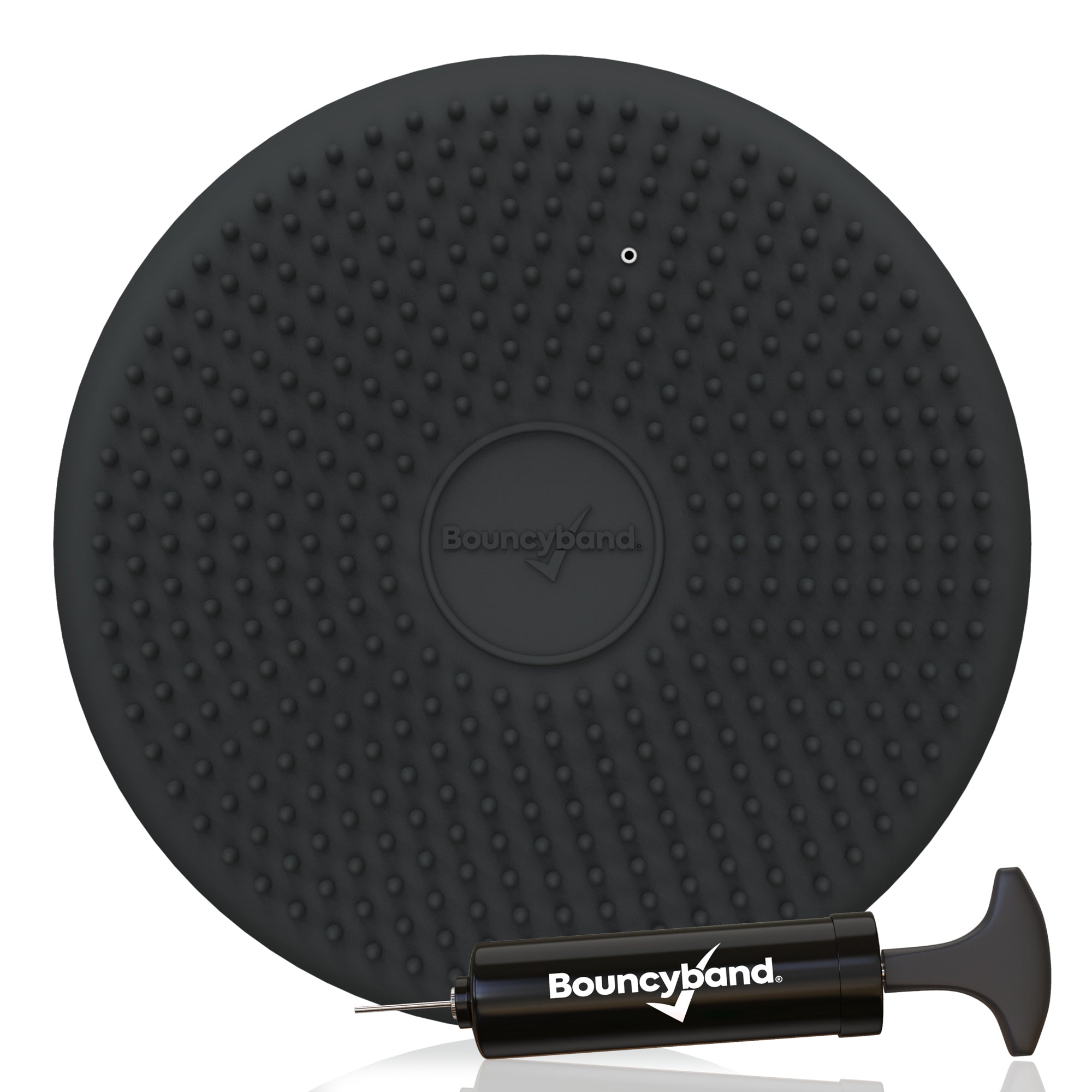 Bouncyband Little Wiggle Seat Sensory Cushion for Kids - Dark Gray - Improve Focus & Reduce Fidgeting - Perfect for Classroom, Homeschool & ADHD Support