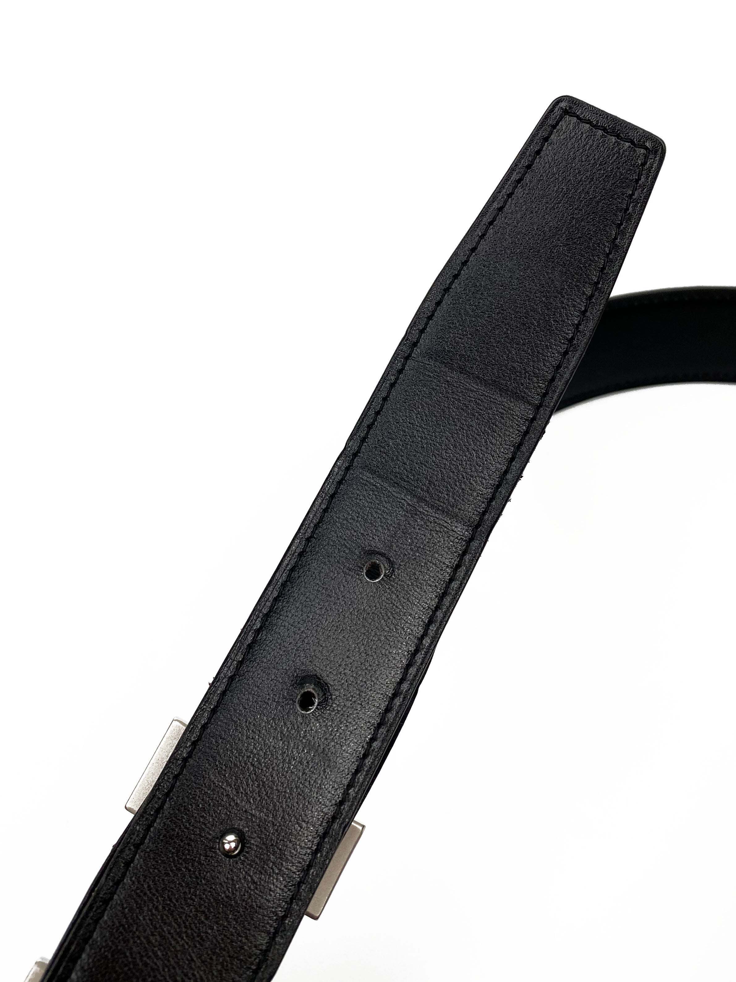 Hermes Men's Martelee Reversible Belt - Black & Brown | Luxury Leather Belt for Business & Casual Wear | Perfect for Office, Parties & Everyday Use