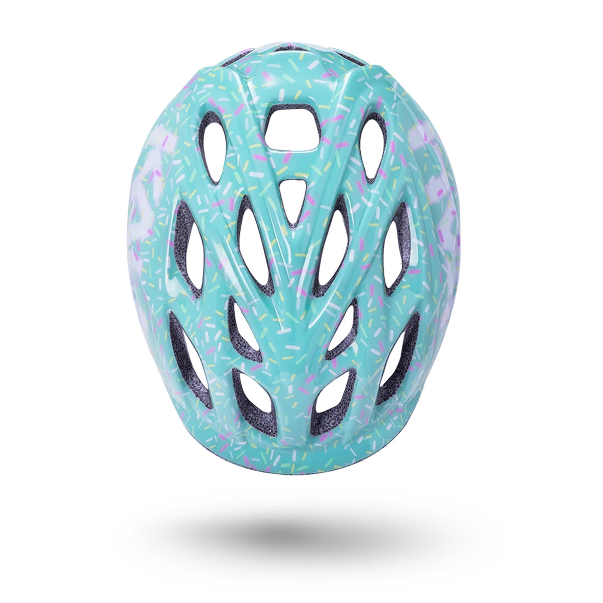 Kali Chakra Kids Helmet for Biking & Skating - Sprinkles Mint Design - Lightweight & Durable for Safe Outdoor Play